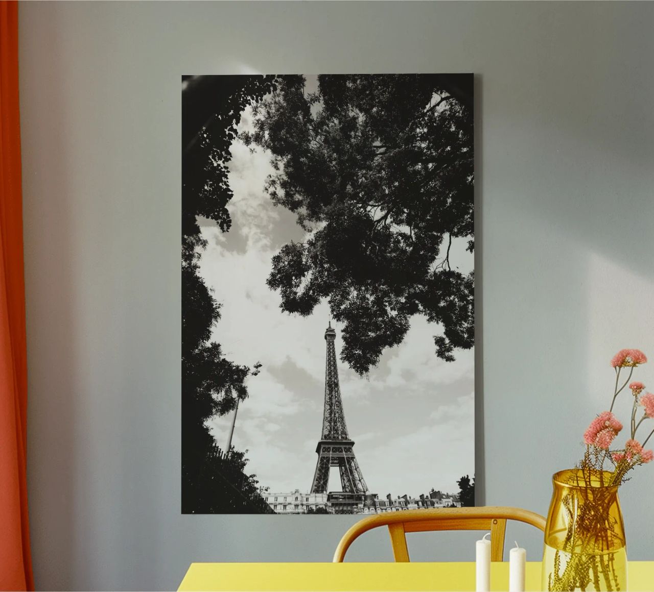 Eiffelturm im Verborgenen /Eiffel Tower in Hiding -  Paris canvas by Anja Hebrank Photography