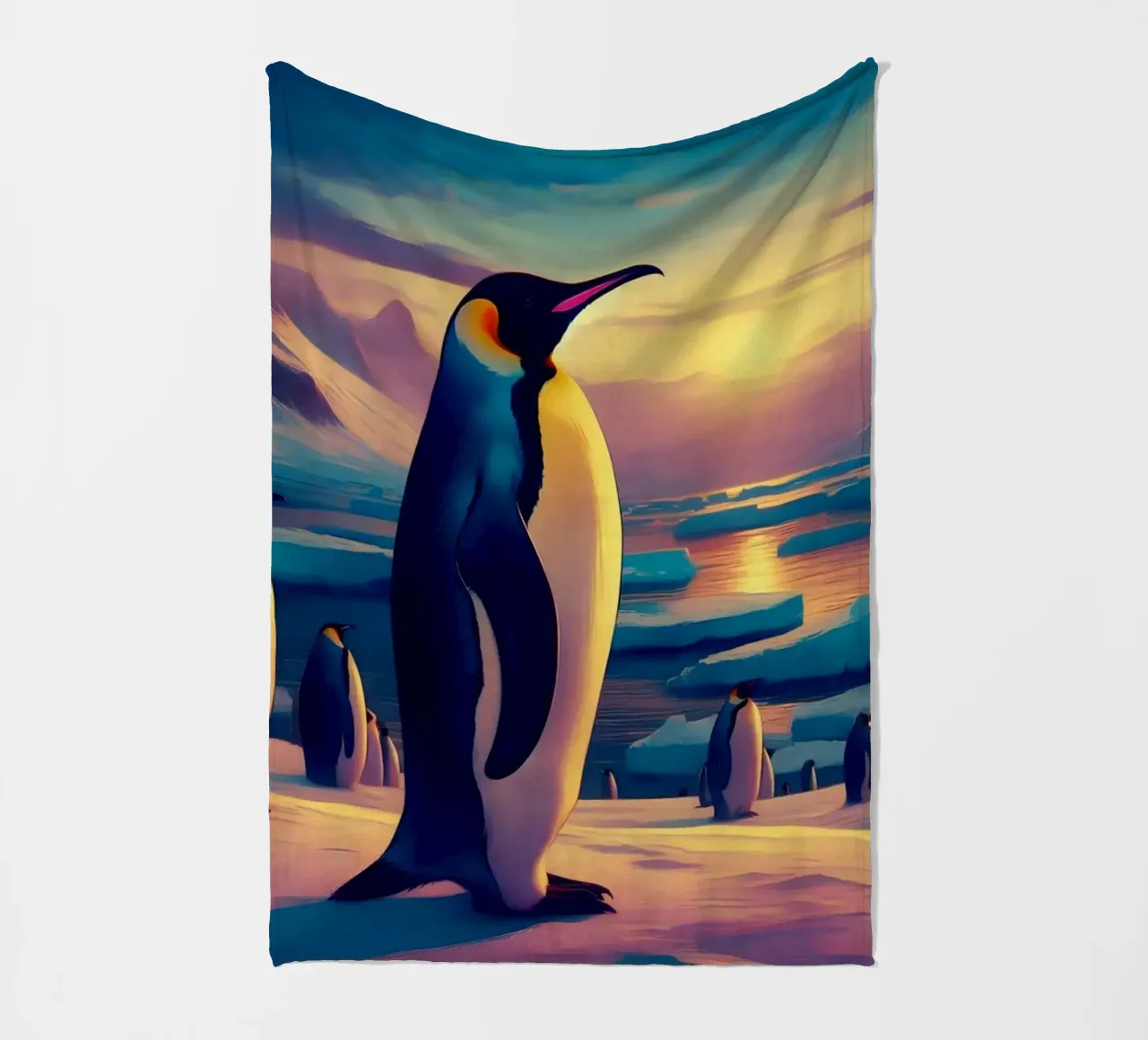MANCHOT coperta in pile da RUBIANT ART