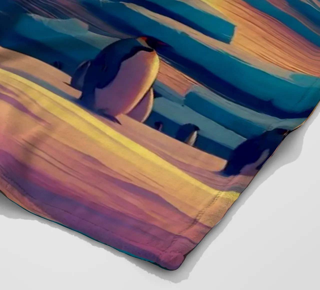 MANCHOT coperta in pile da RUBIANT ART