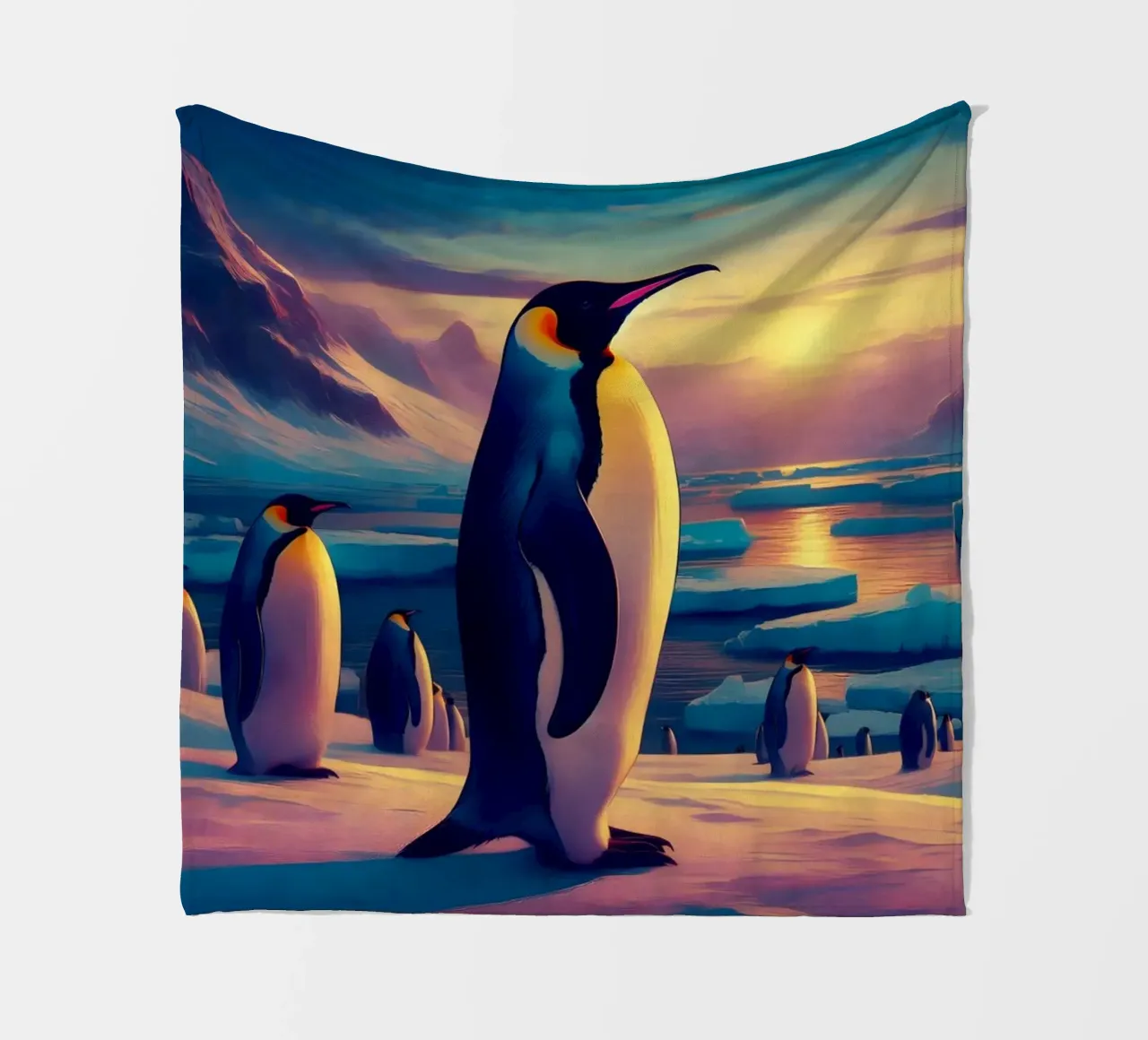 MANCHOT coperta in pile da RUBIANT ART