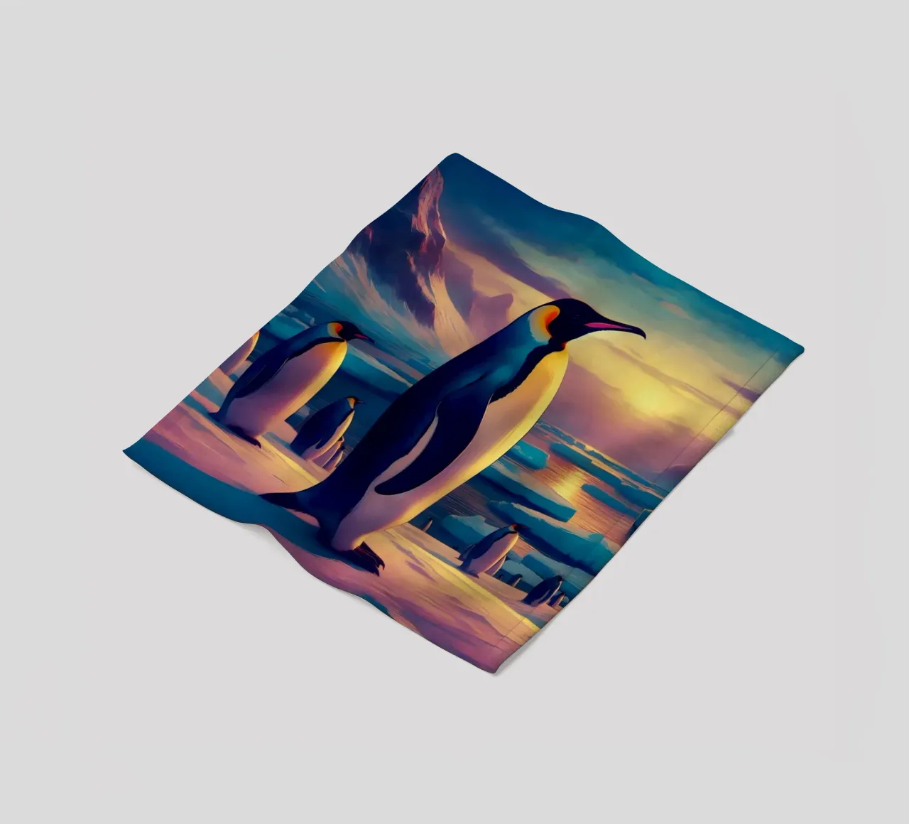 MANCHOT coperta in pile da RUBIANT ART