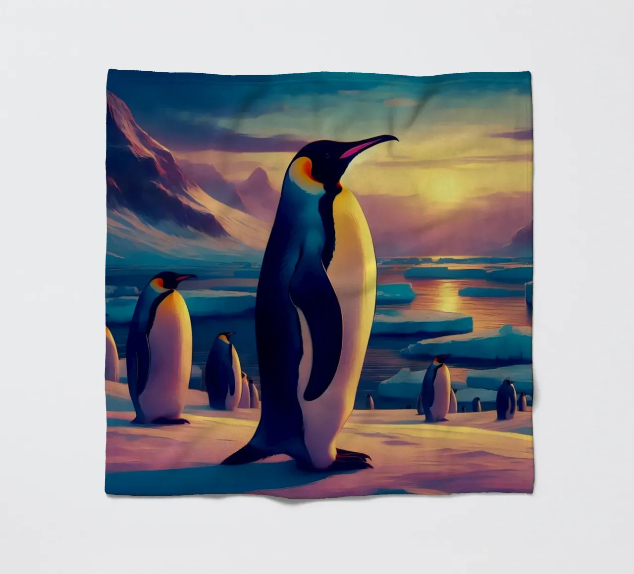 MANCHOT coperta in pile da RUBIANT ART