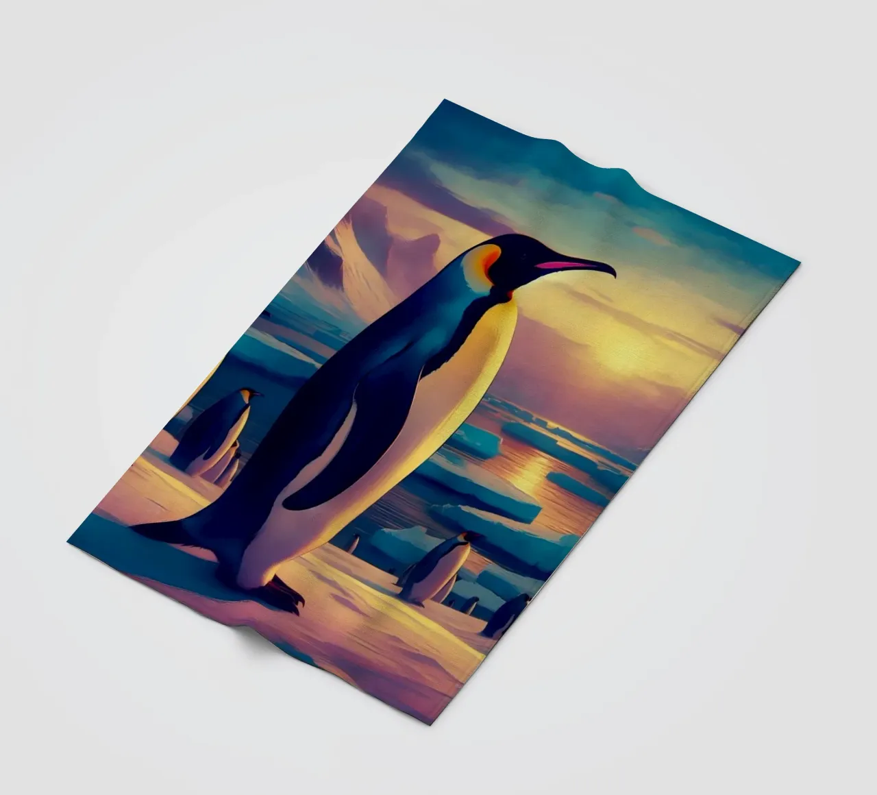 MANCHOT coperta in pile da RUBIANT ART