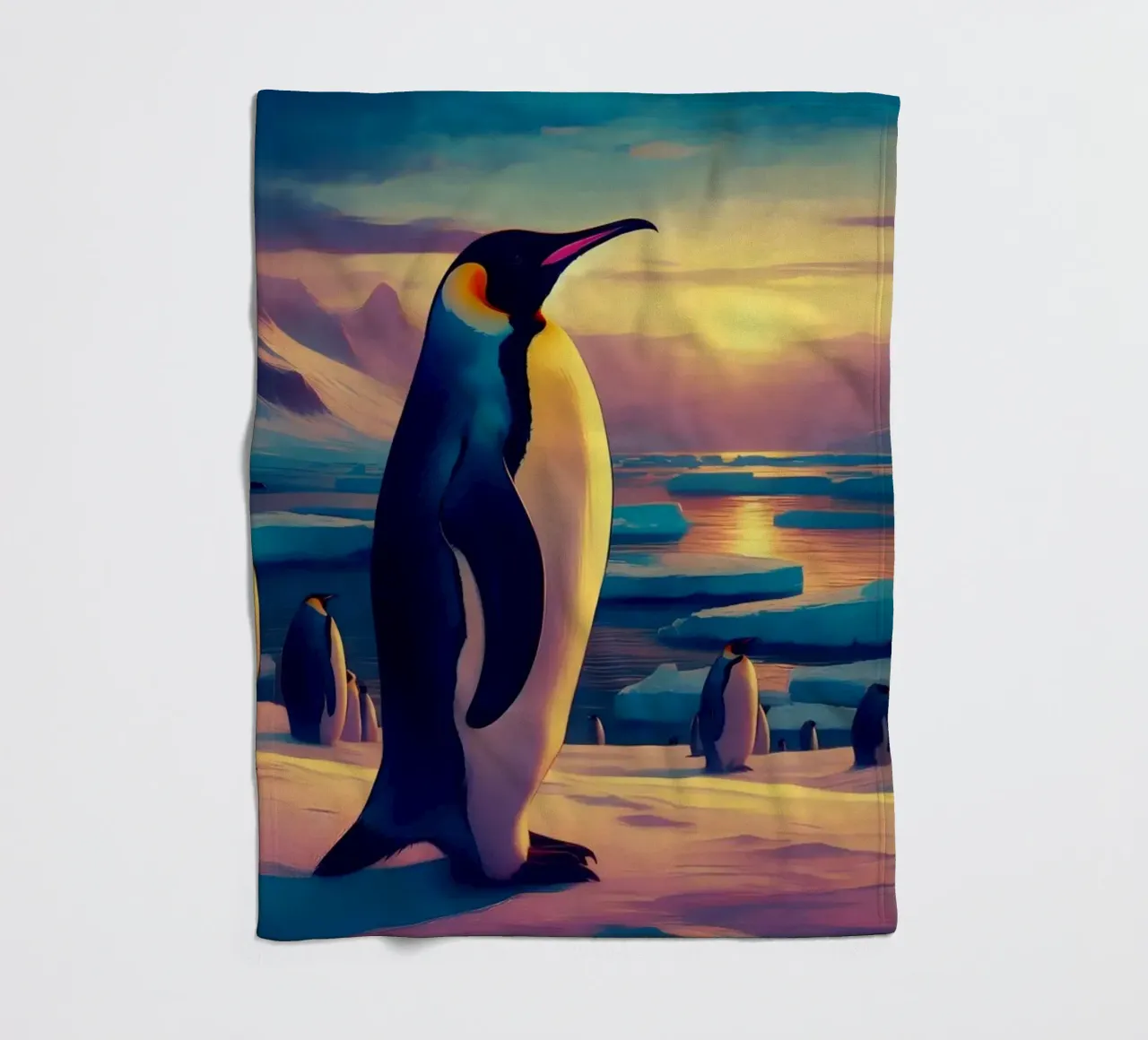 MANCHOT coperta in pile da RUBIANT ART
