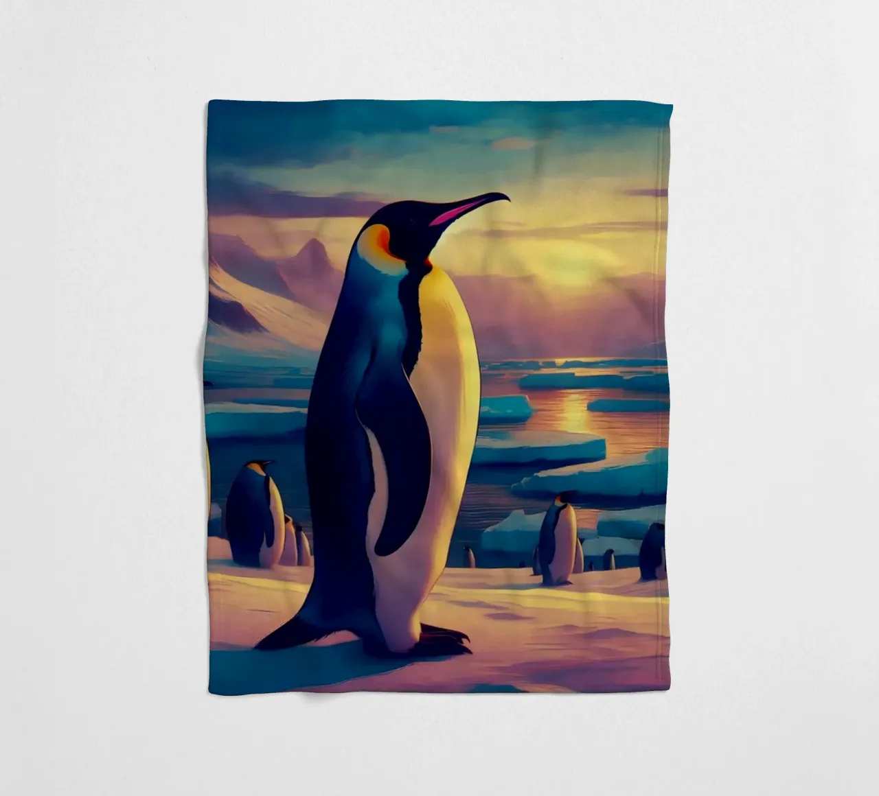 MANCHOT coperta in pile da RUBIANT ART