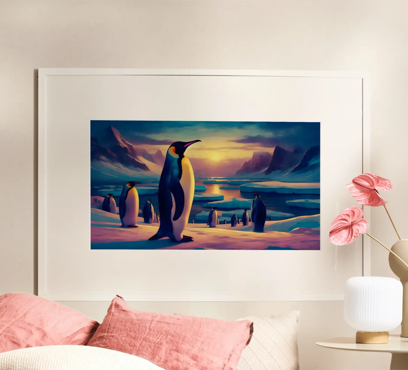 MANCHOT poster van RUBIANT ART