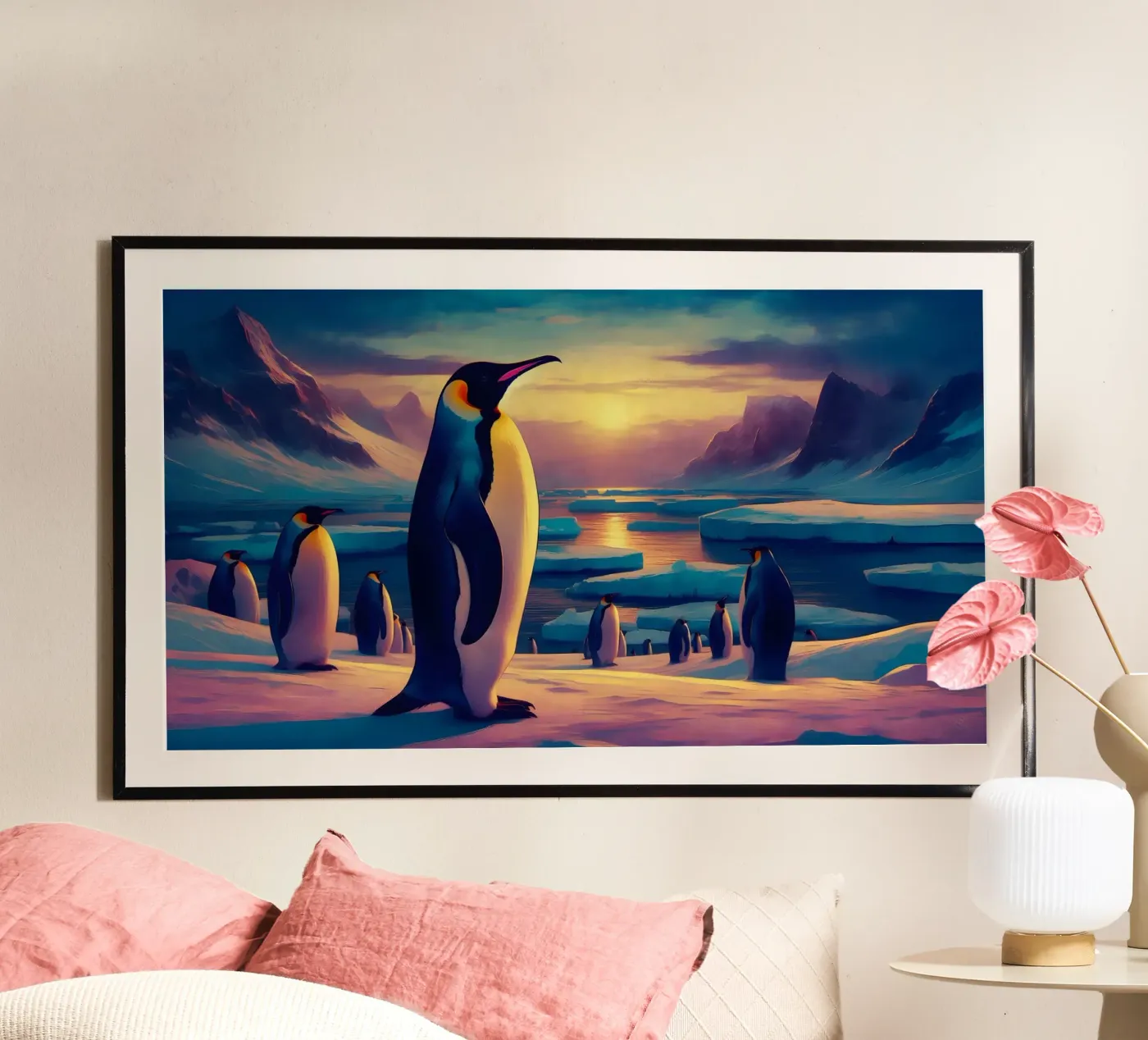 MANCHOT poster van RUBIANT ART