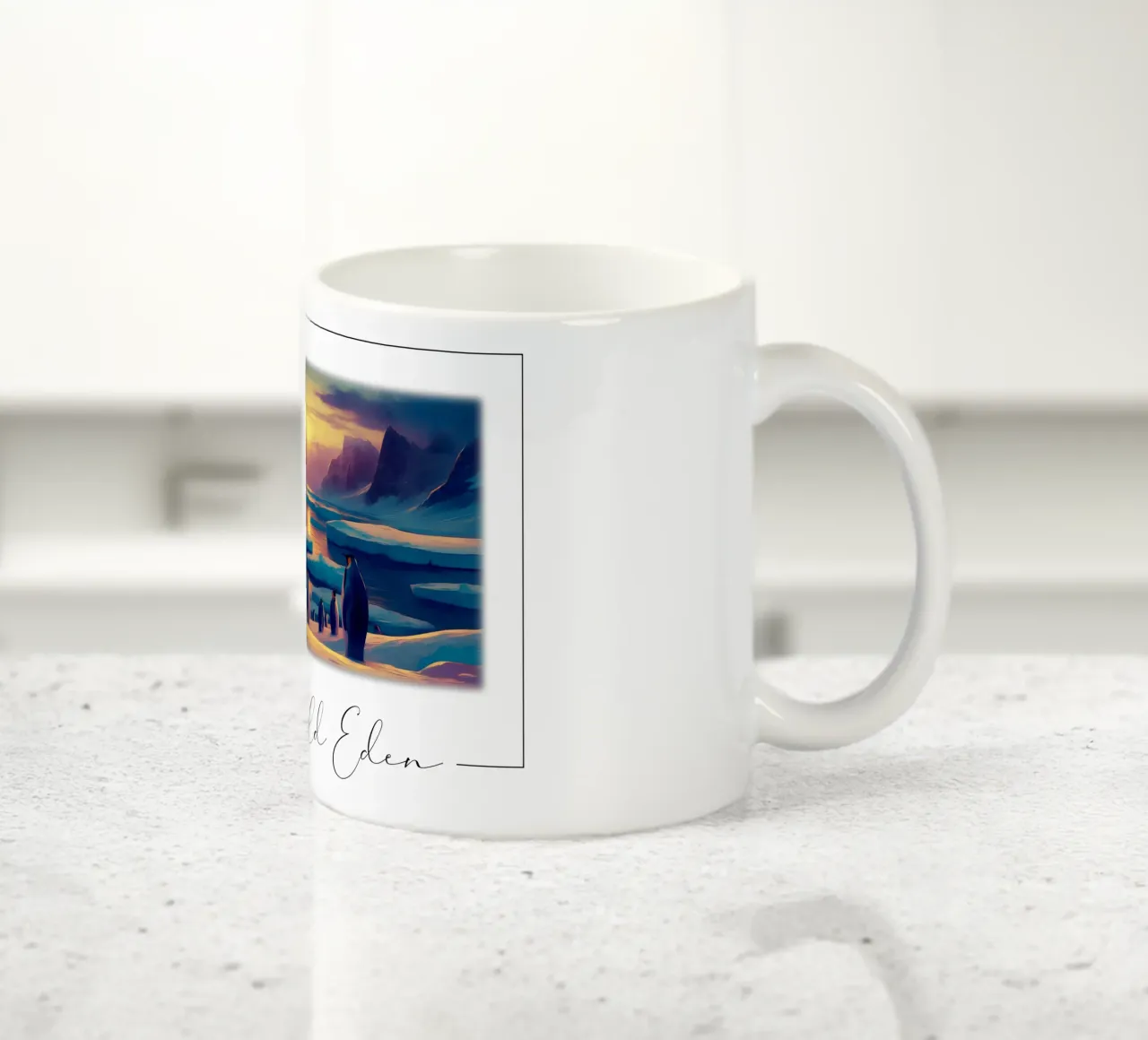 MANCHOT Keramik Tasse von RUBIANT ART
