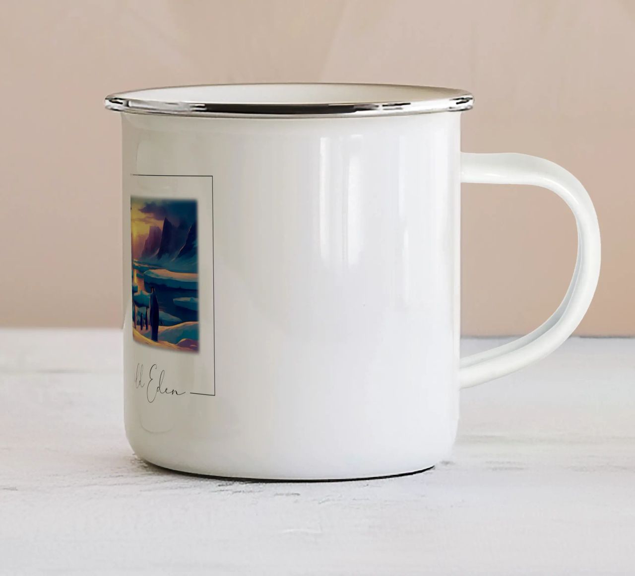 MANCHOT tazza in smalto da RUBIANT ART