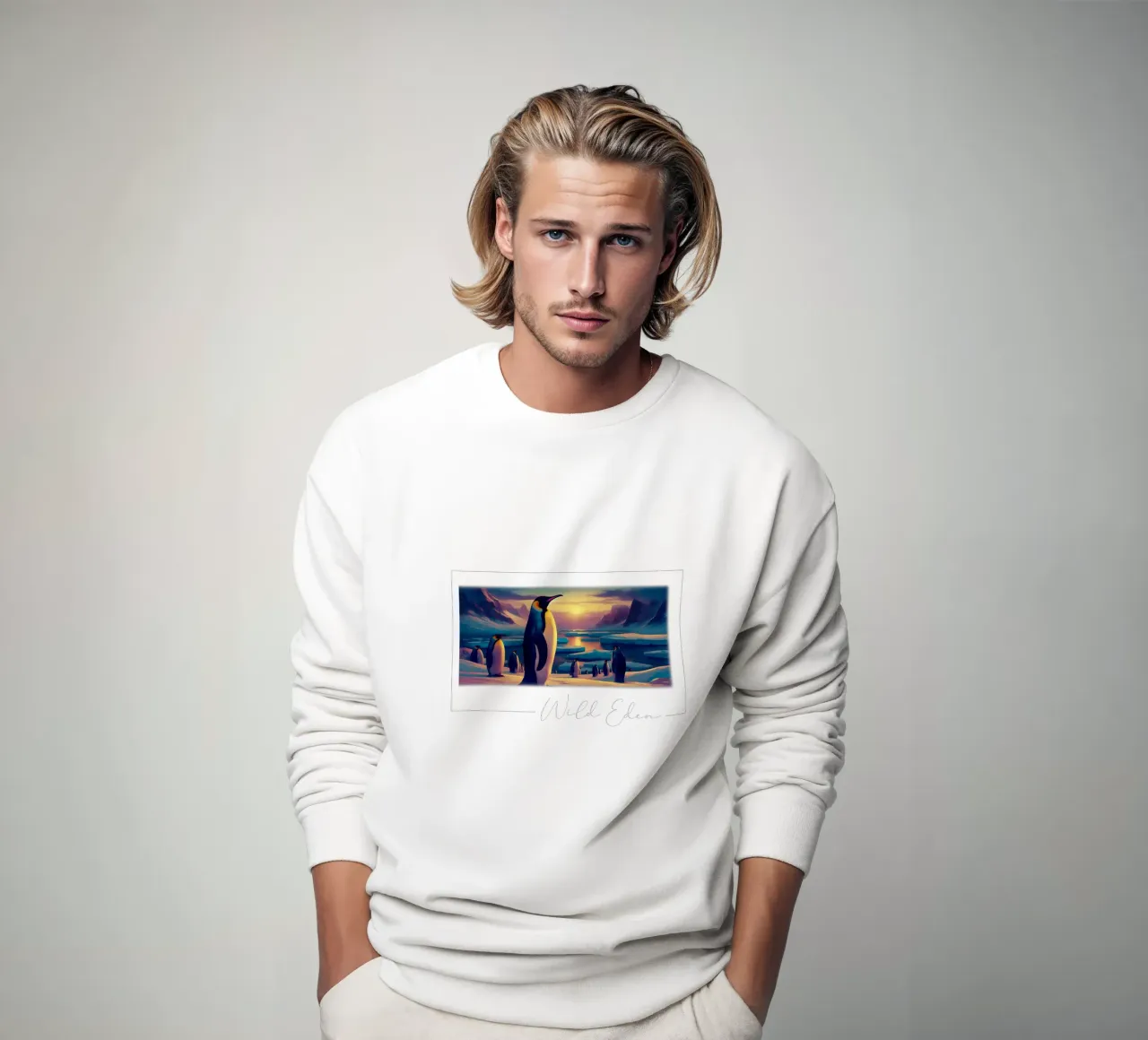 MANCHOT sweat de RUBIANT ART
