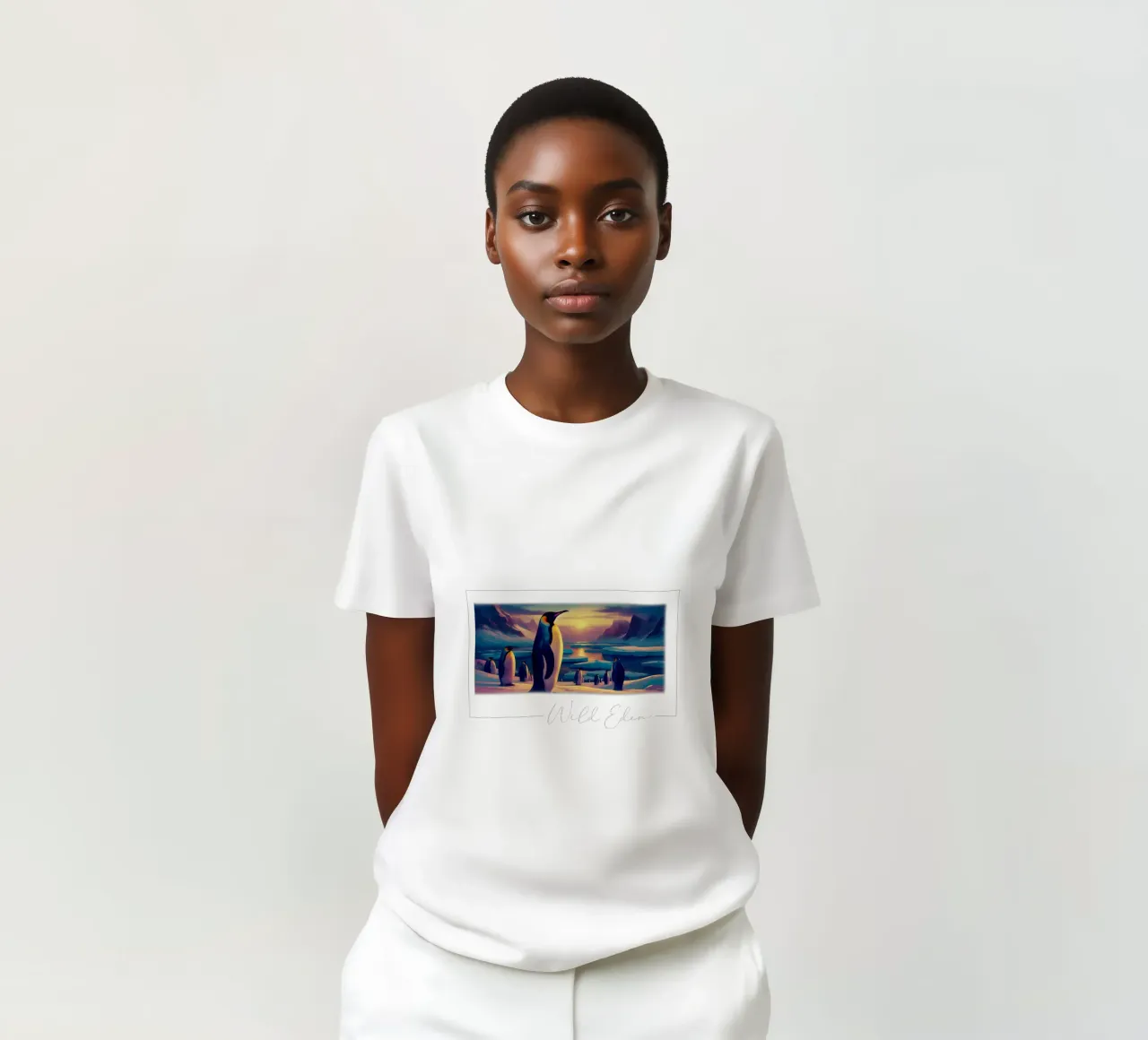 MANCHOT t-shirt da RUBIANT ART