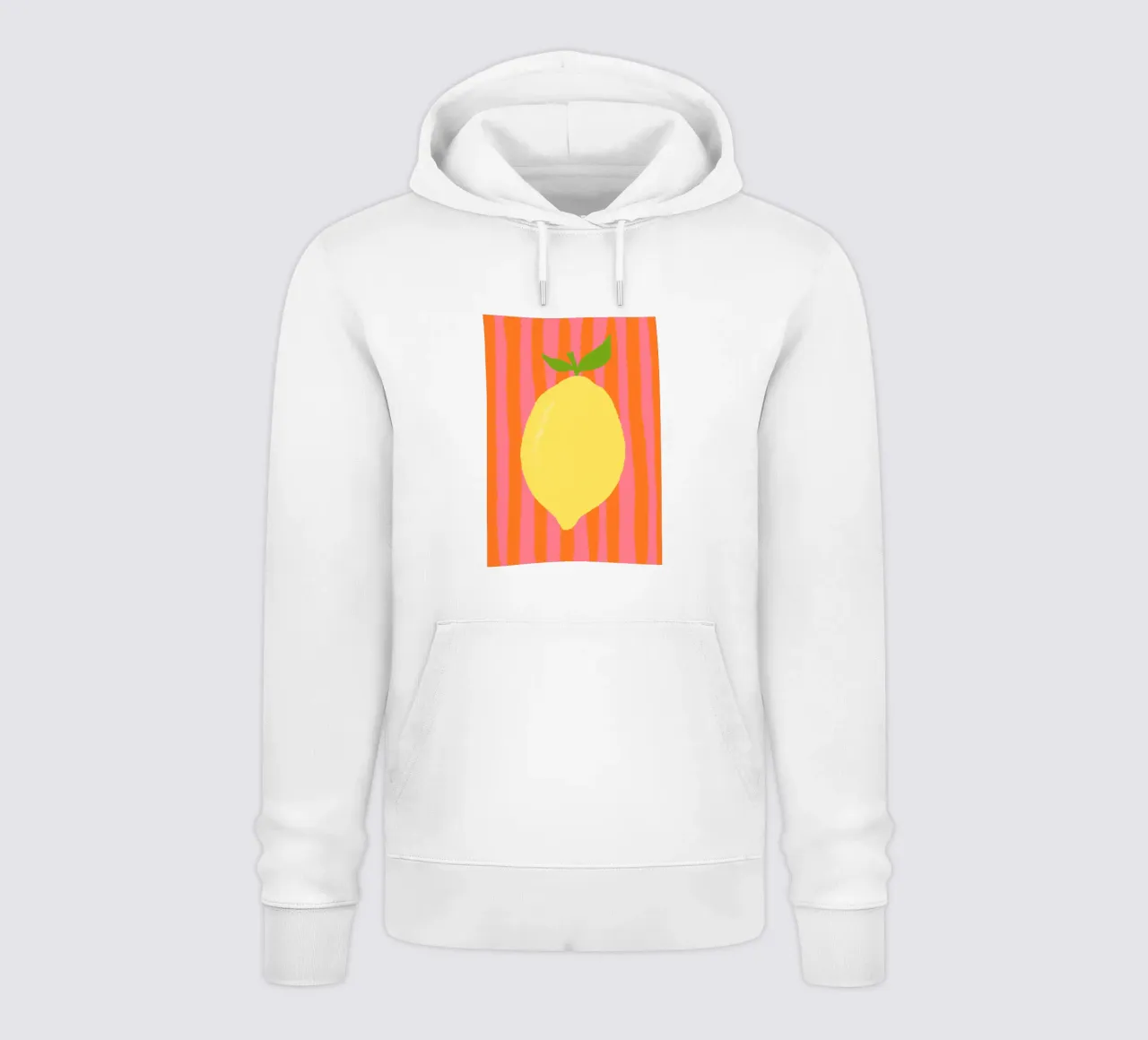 Zitrone pink gestreift hoodie by Studio Dolci