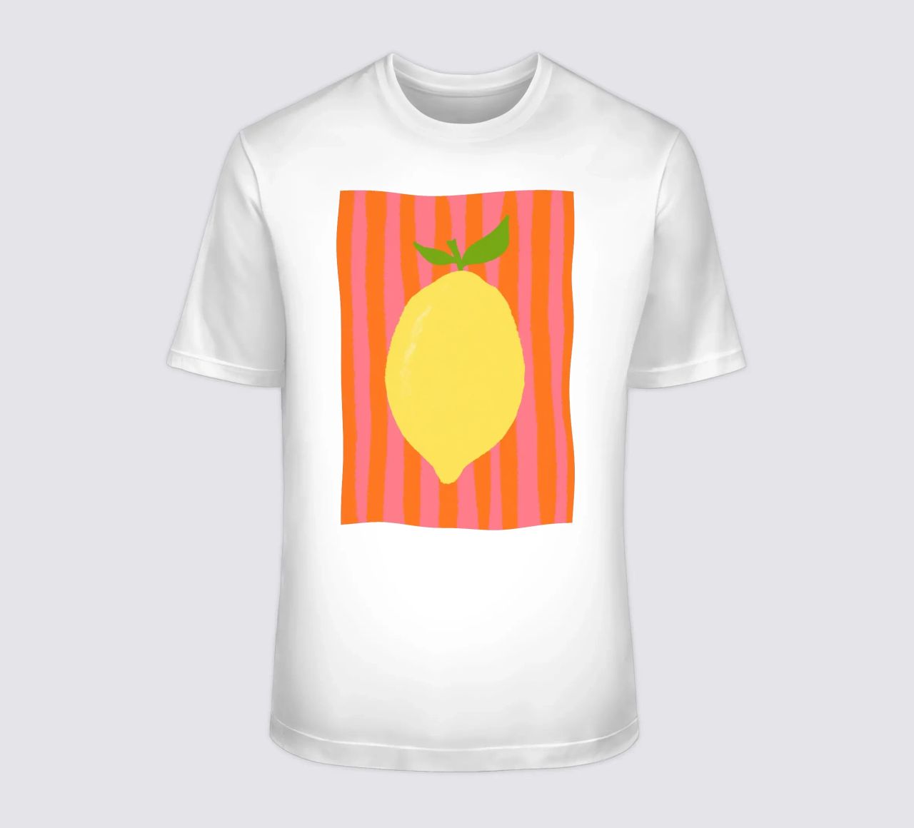 Zitrone pink gestreift T-Shirt von Studio Dolci