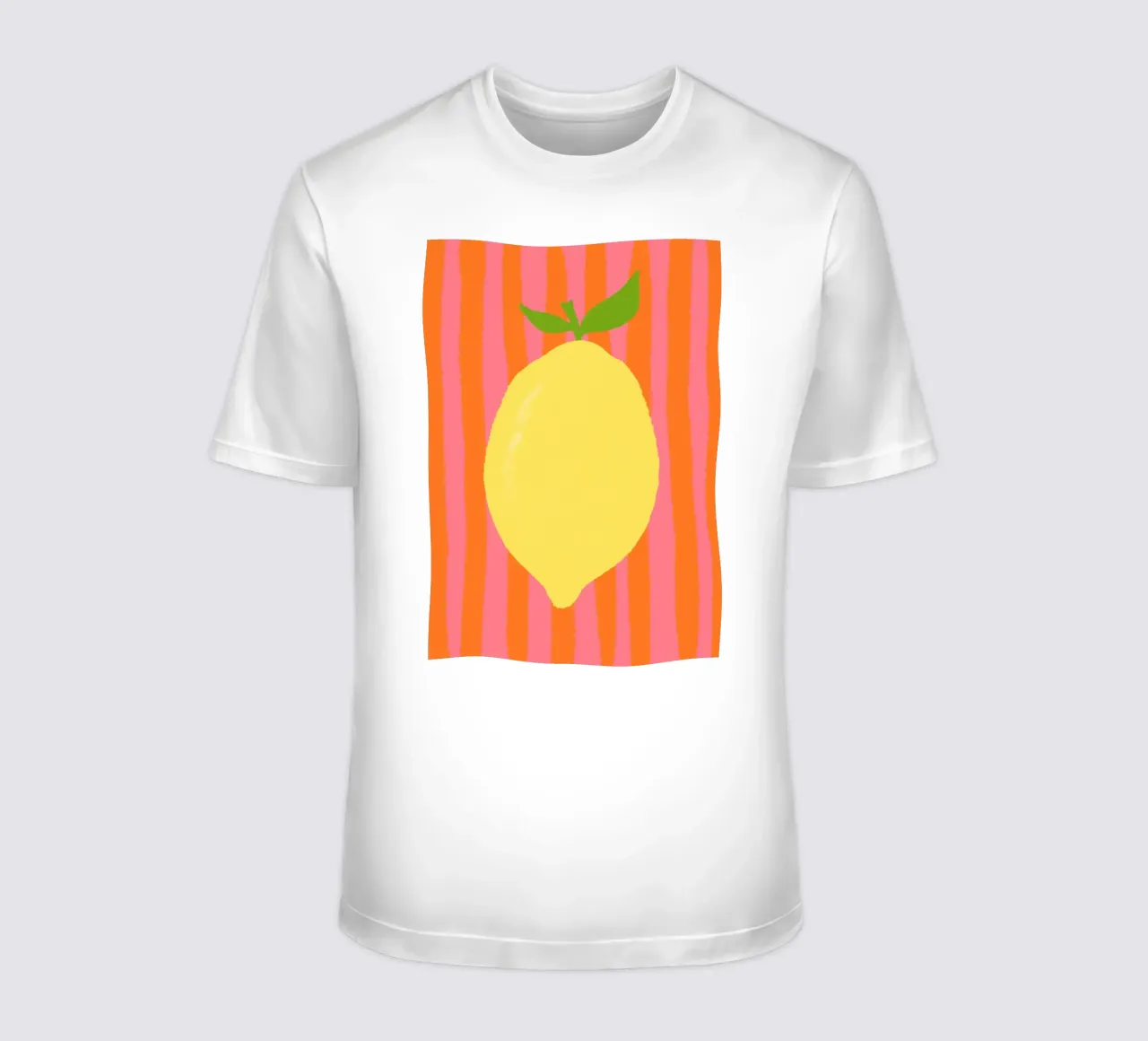 Zitrone pink gestreift T-Shirt von Studio Dolci