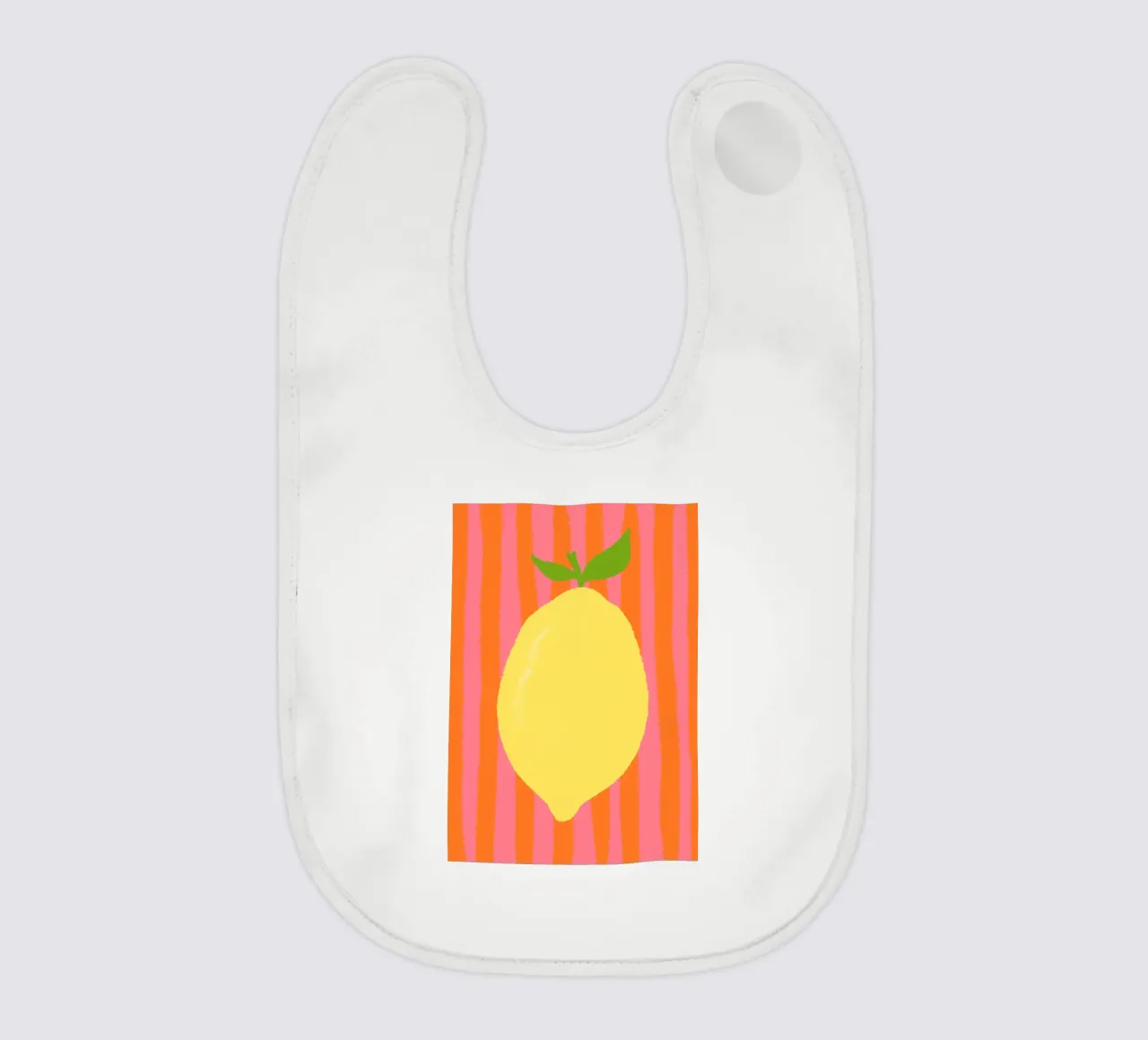 Zitrone pink gestreift bavaglino da Studio Dolci