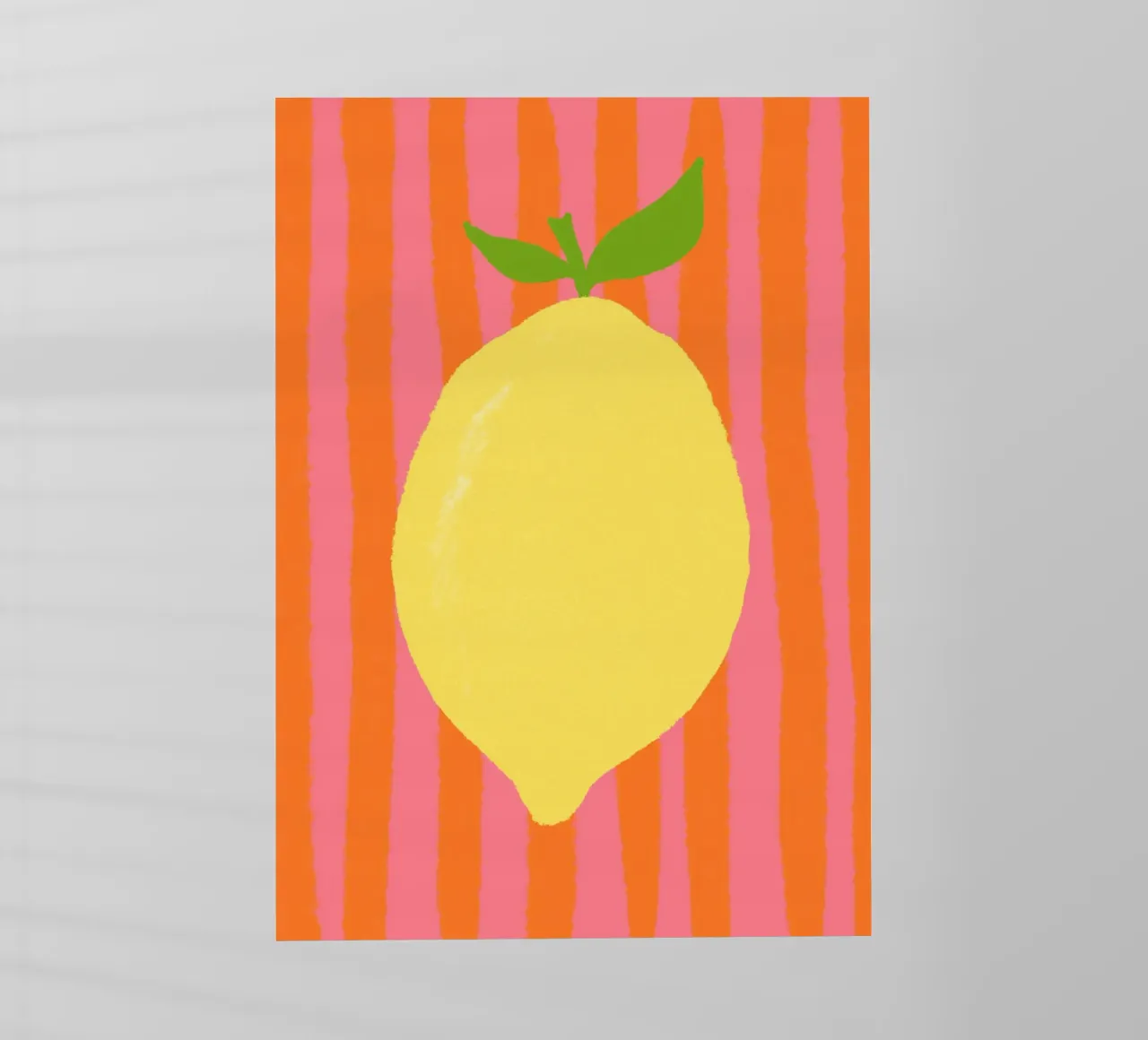 Zitrone pink gestreift pellicola backlit da Studio Dolci
