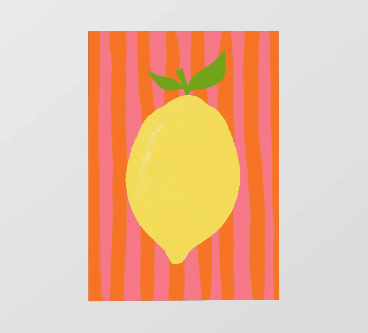 Zitrone pink gestreift pellicola backlit da Studio Dolci