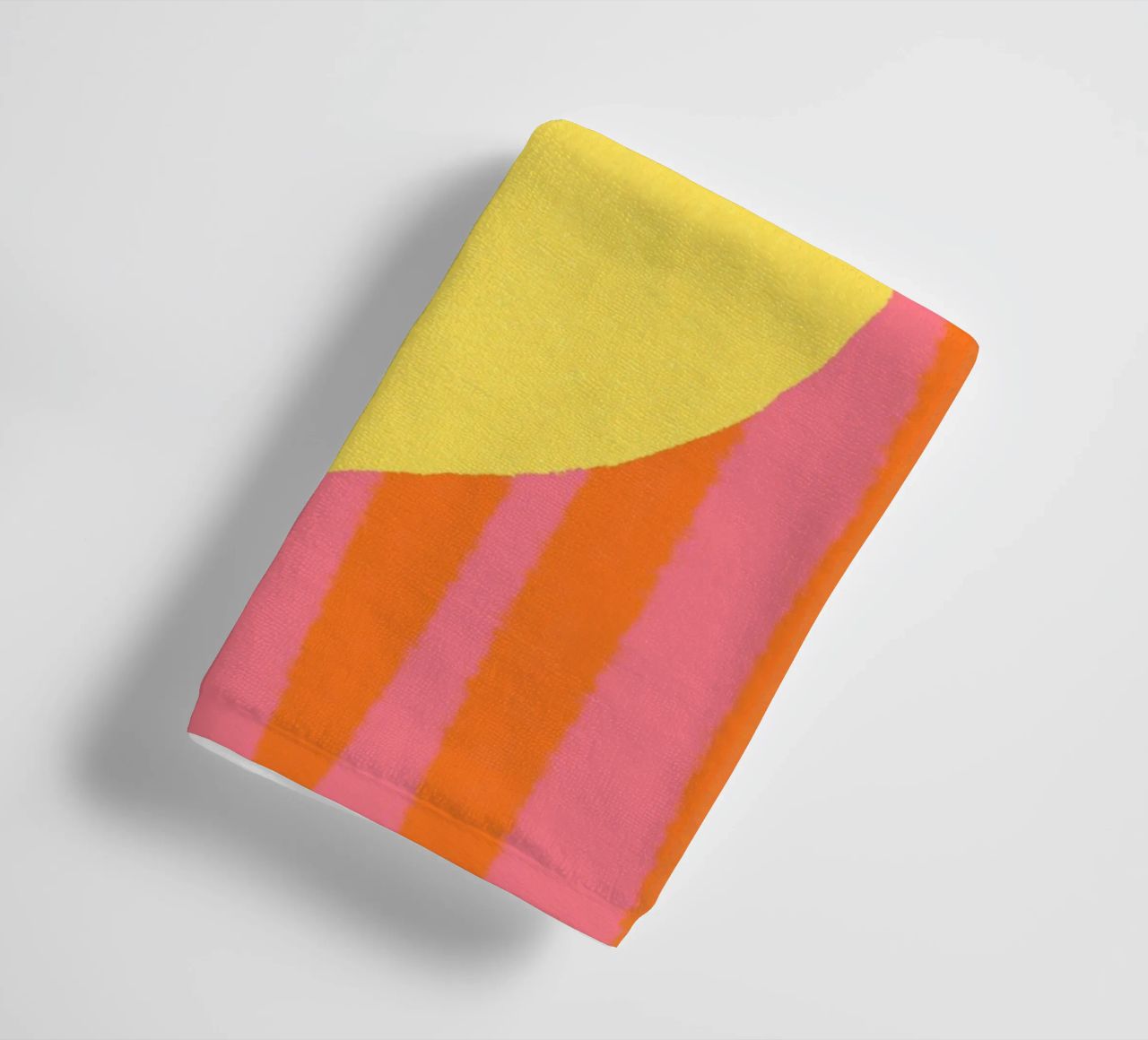 Zitrone pink gestreift Handtuch von Studio Dolci