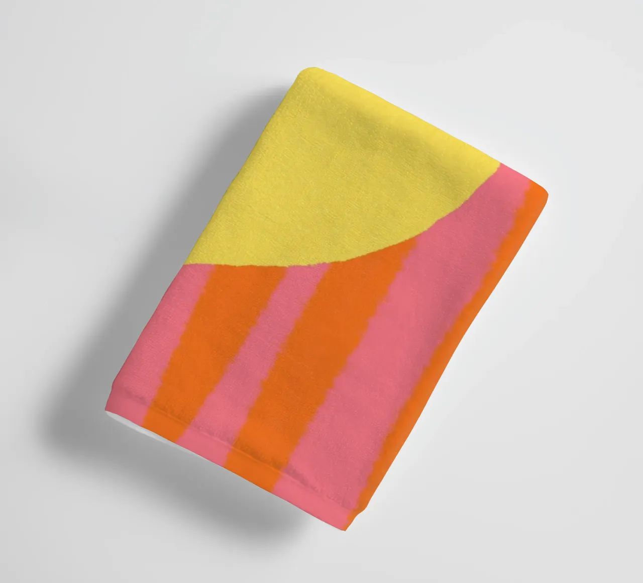 Zitrone pink gestreift asciugamano da bagno da Studio Dolci