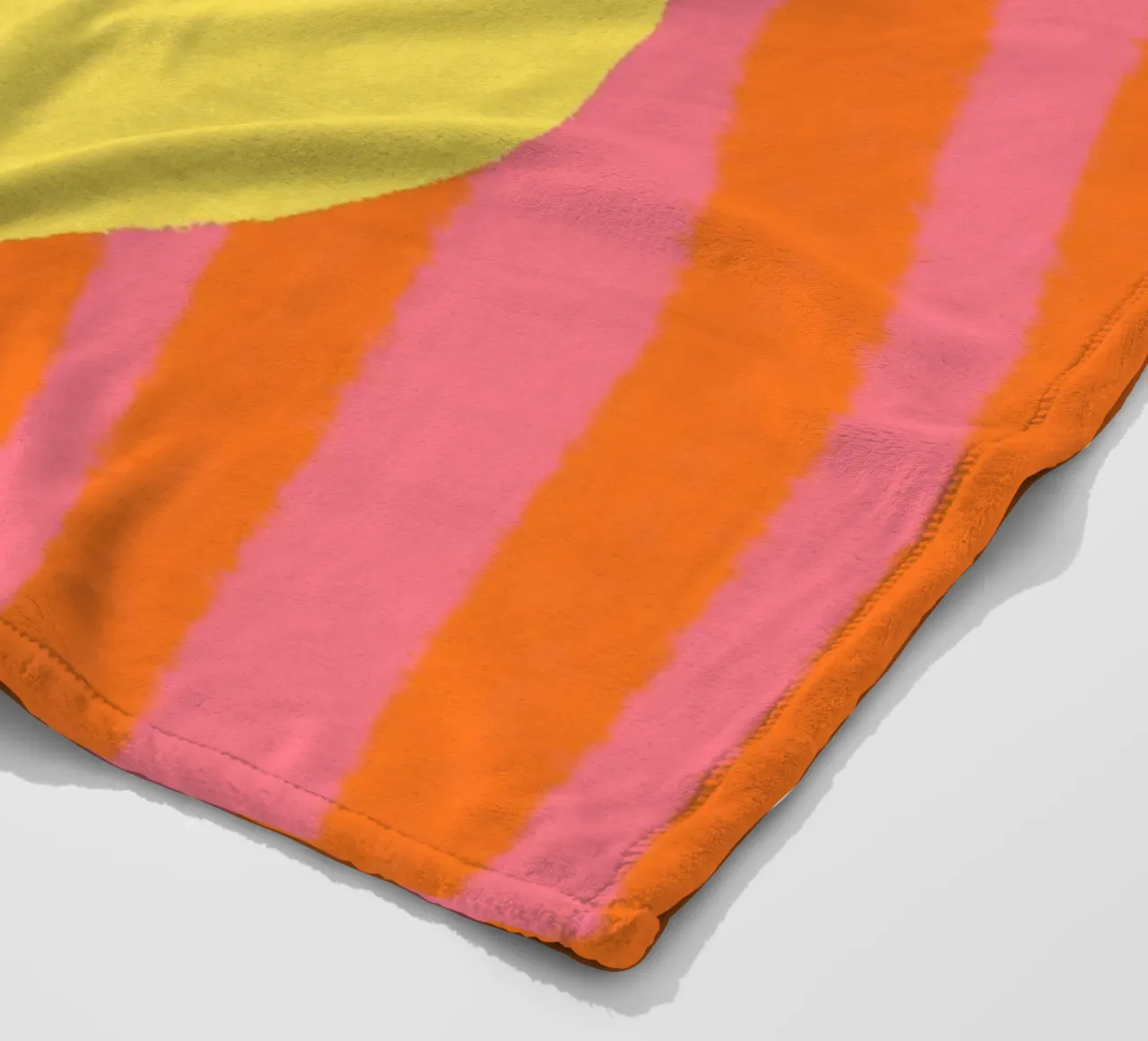 Zitrone pink gestreift plaid polaire de Studio Dolci