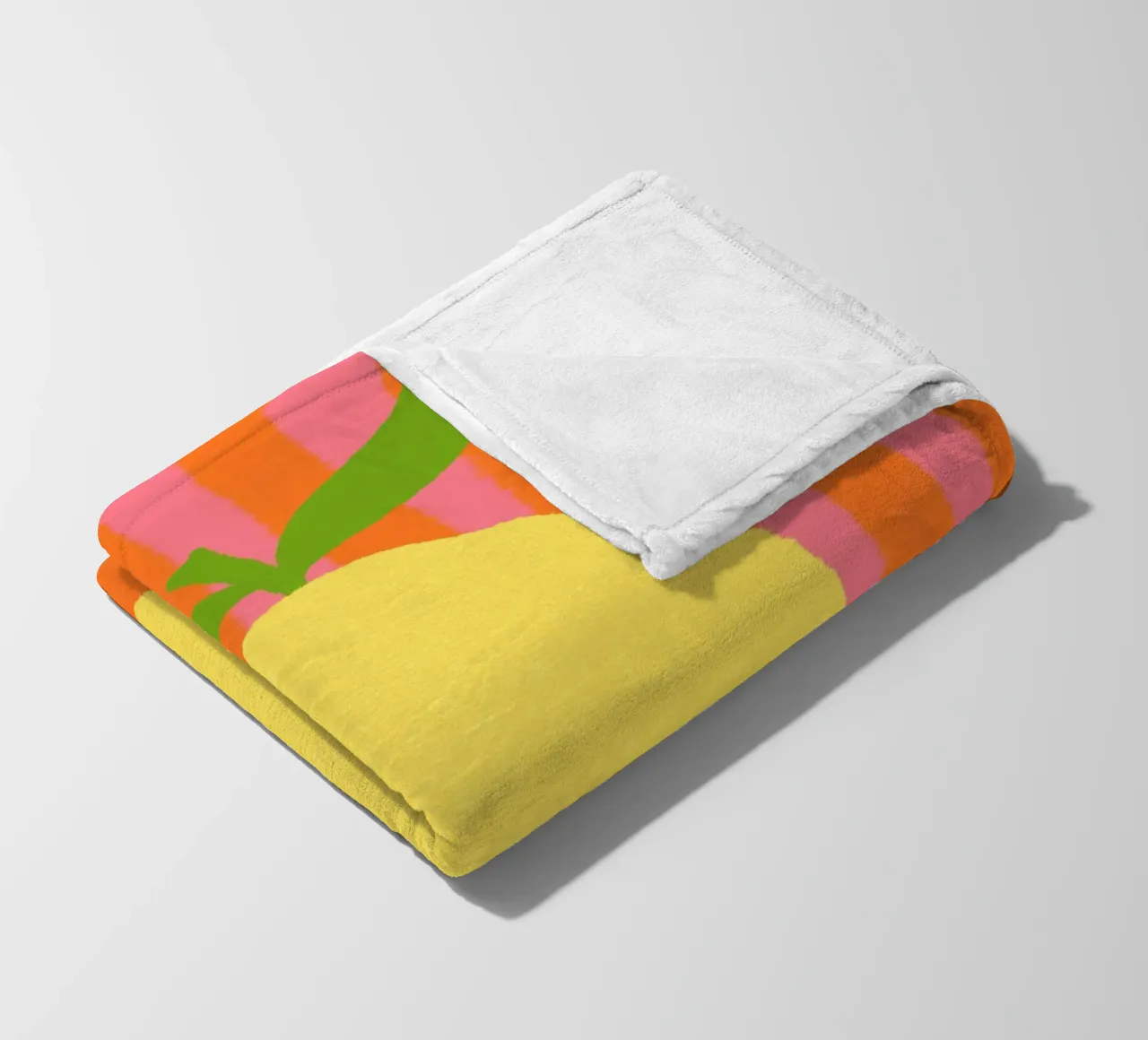 Zitrone pink gestreift coperta in pile da Studio Dolci