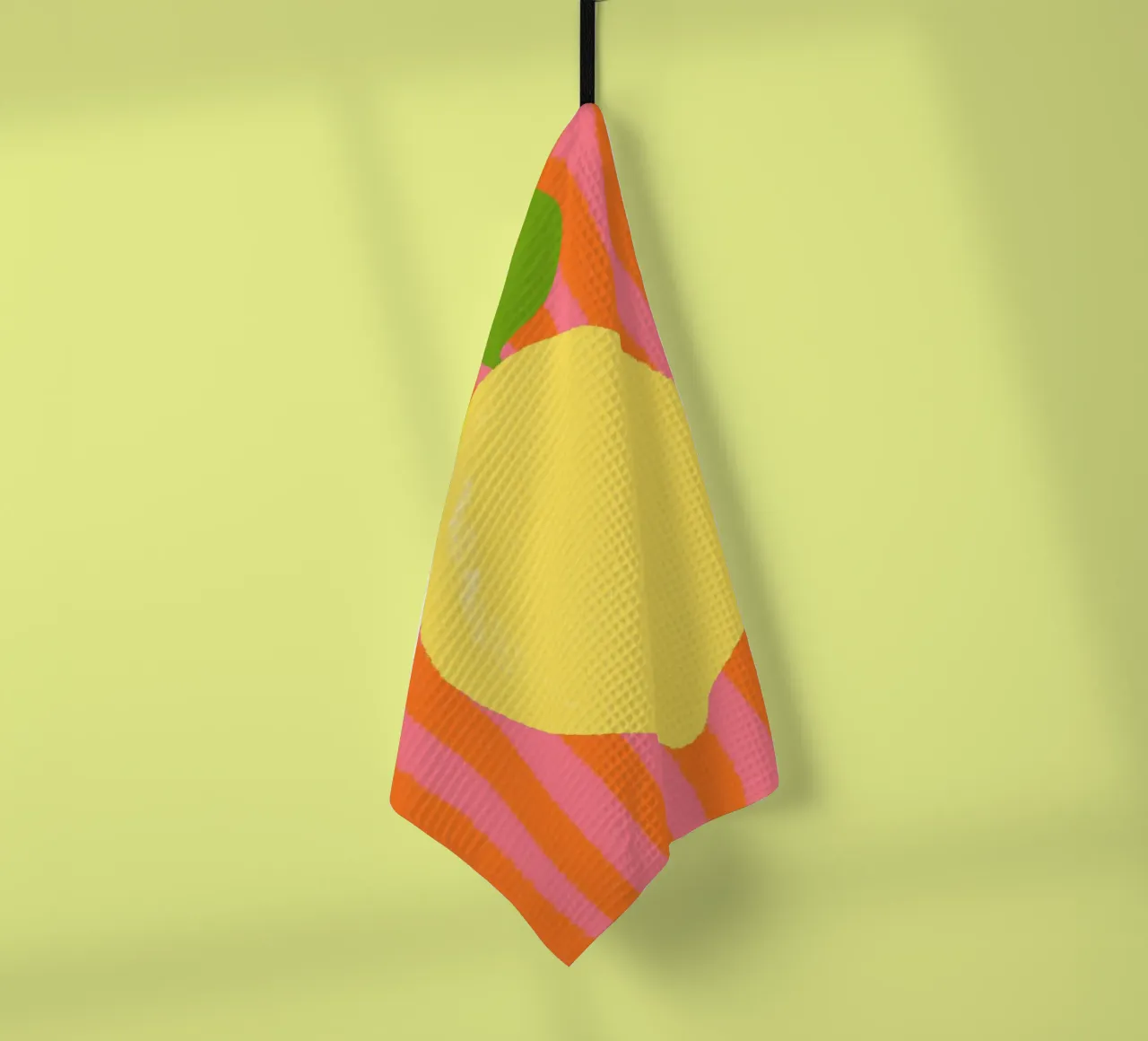 Zitrone pink gestreift torchon de Studio Dolci