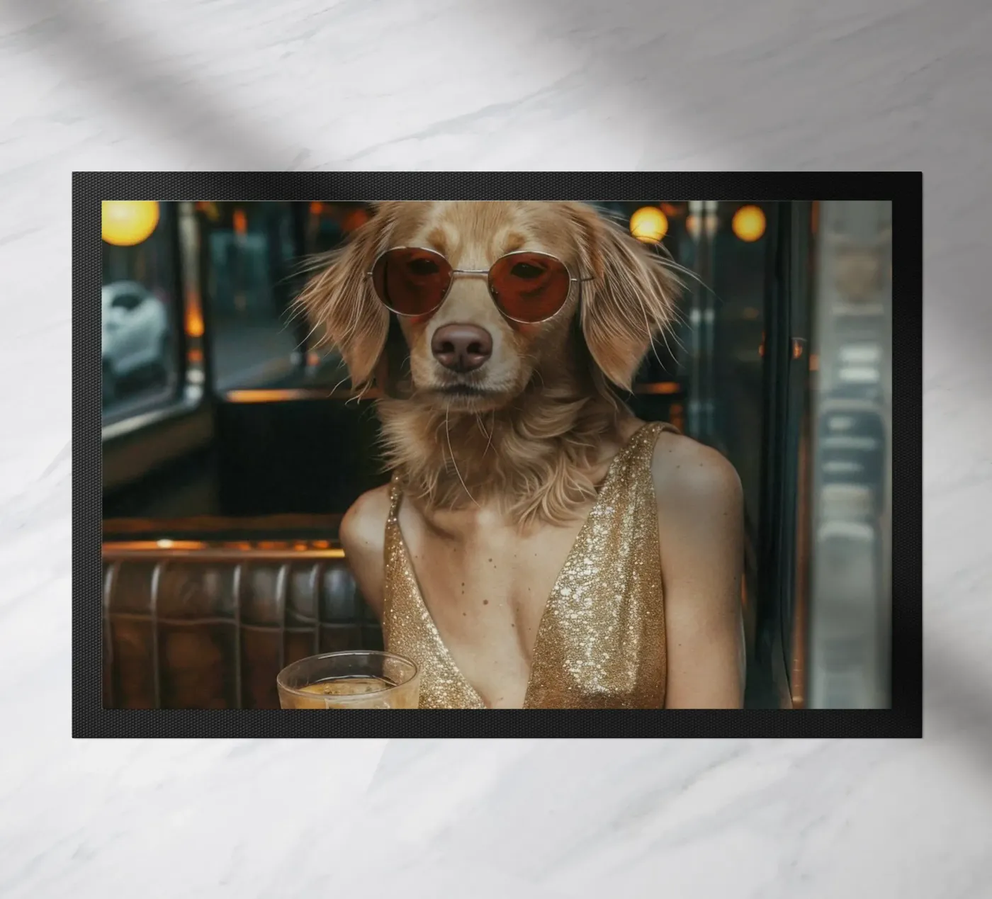 Chloé-Madison deurmat van Affiches Chien Originales – Dogland