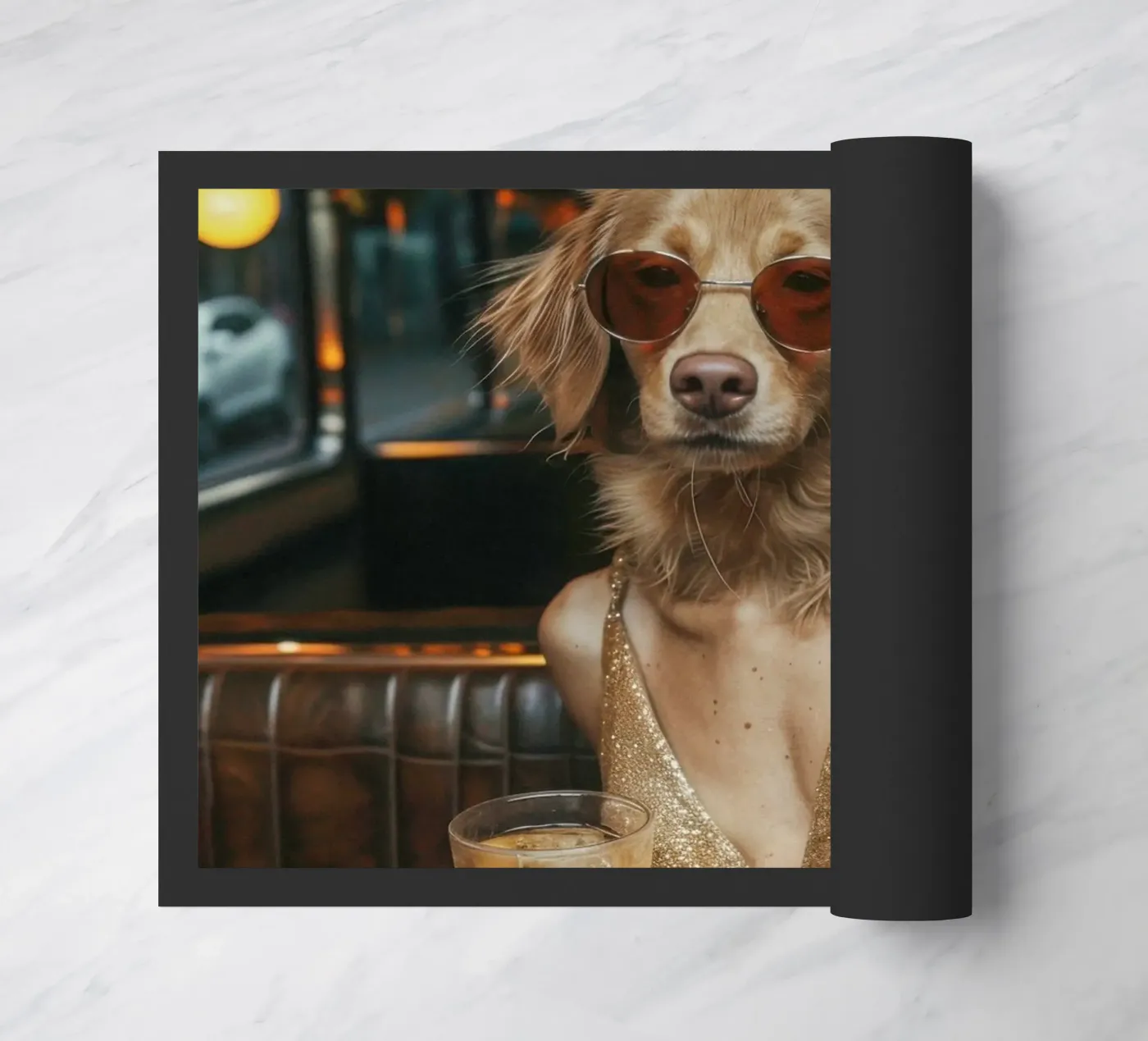 Chloé-Madison deurmat van Affiches Chien Originales – Dogland