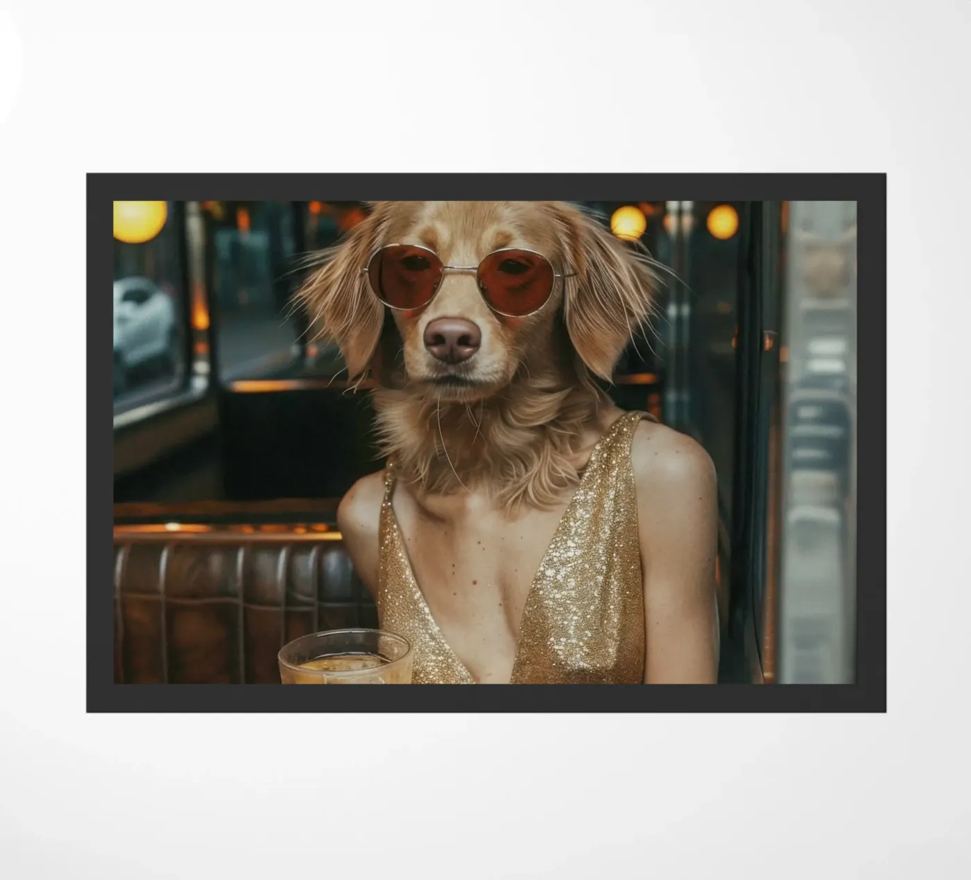 Chloé-Madison deurmat van Affiches Chien Originales – Dogland