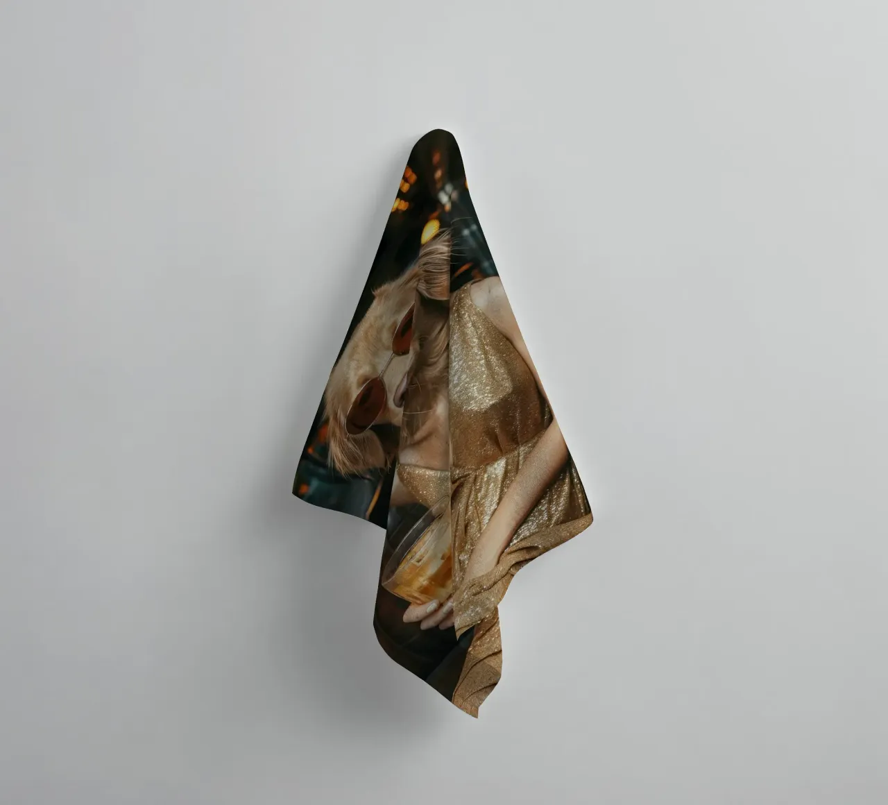 Chloé-Madison asciugamano da bagno da Affiches Chien Originales – Dogland