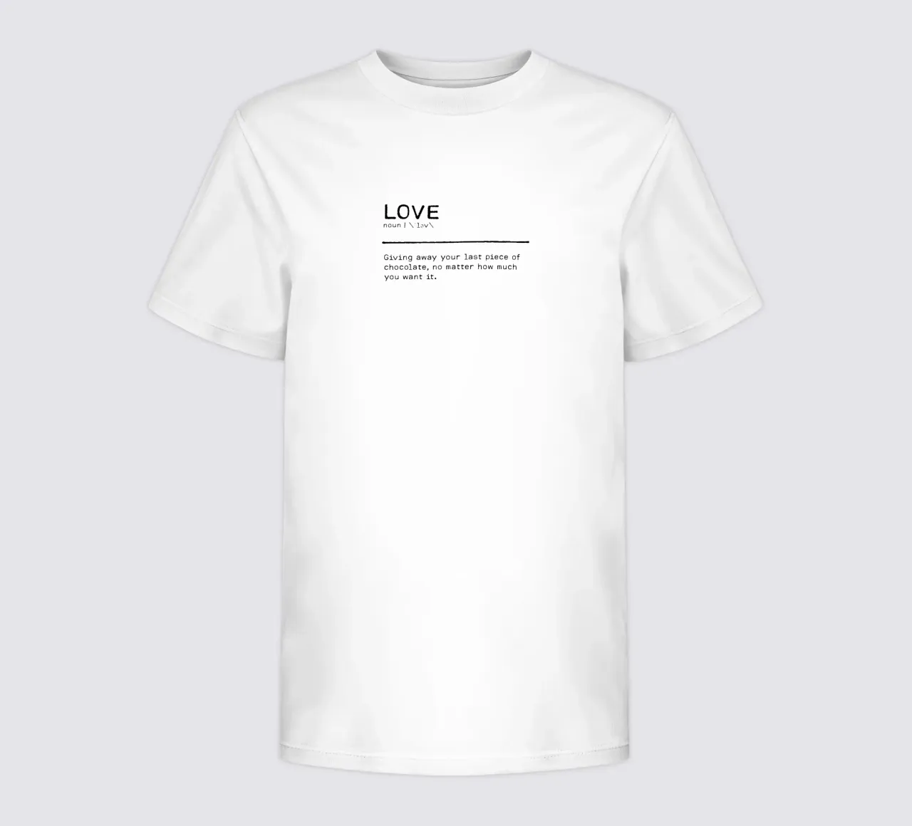 Definitie Citaat - Liefde II kinder t-shirt van Orara Studio