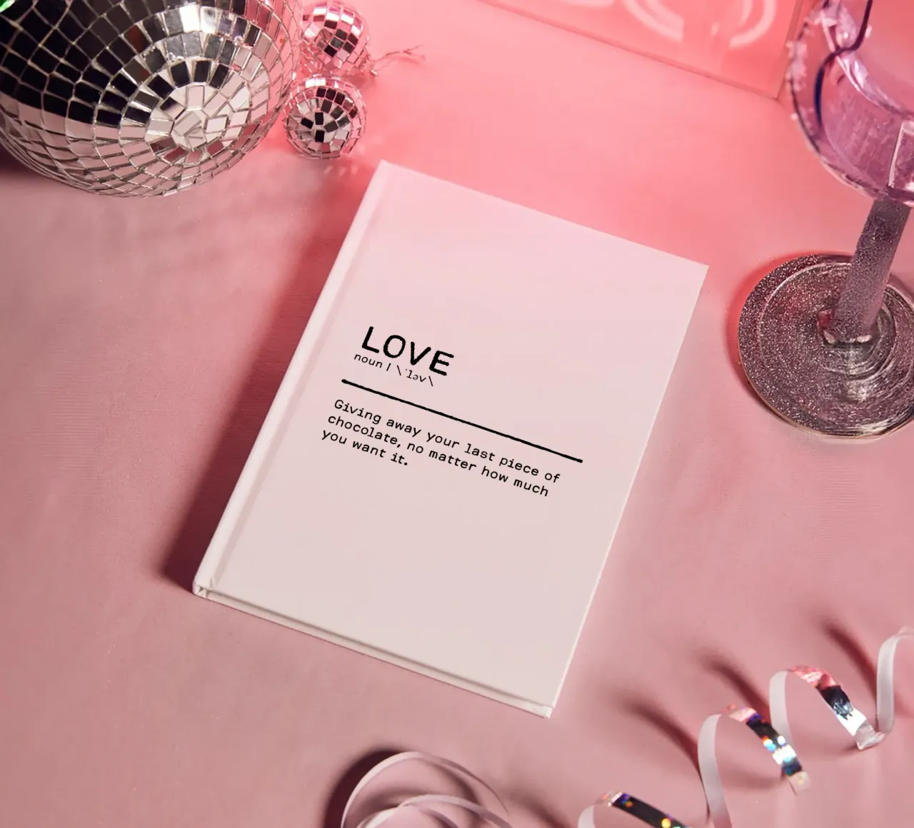 Definition Quote - Love II notebook by Orara Studio
