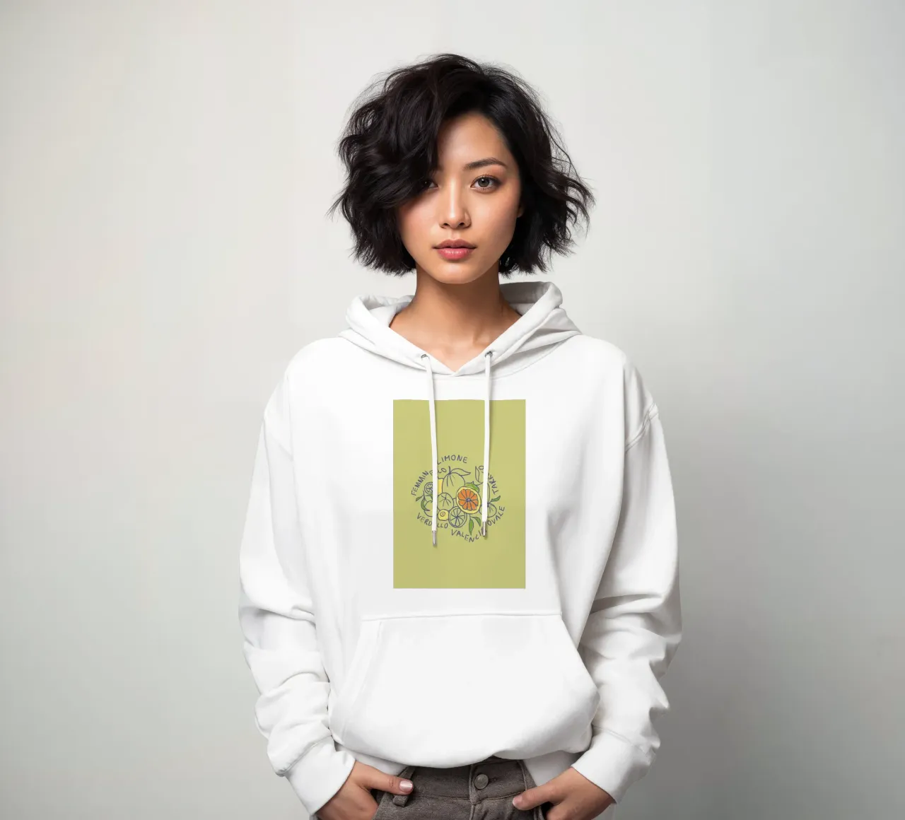 Limone - Zitrone & Orange sweat à capuche de Studio Dolci