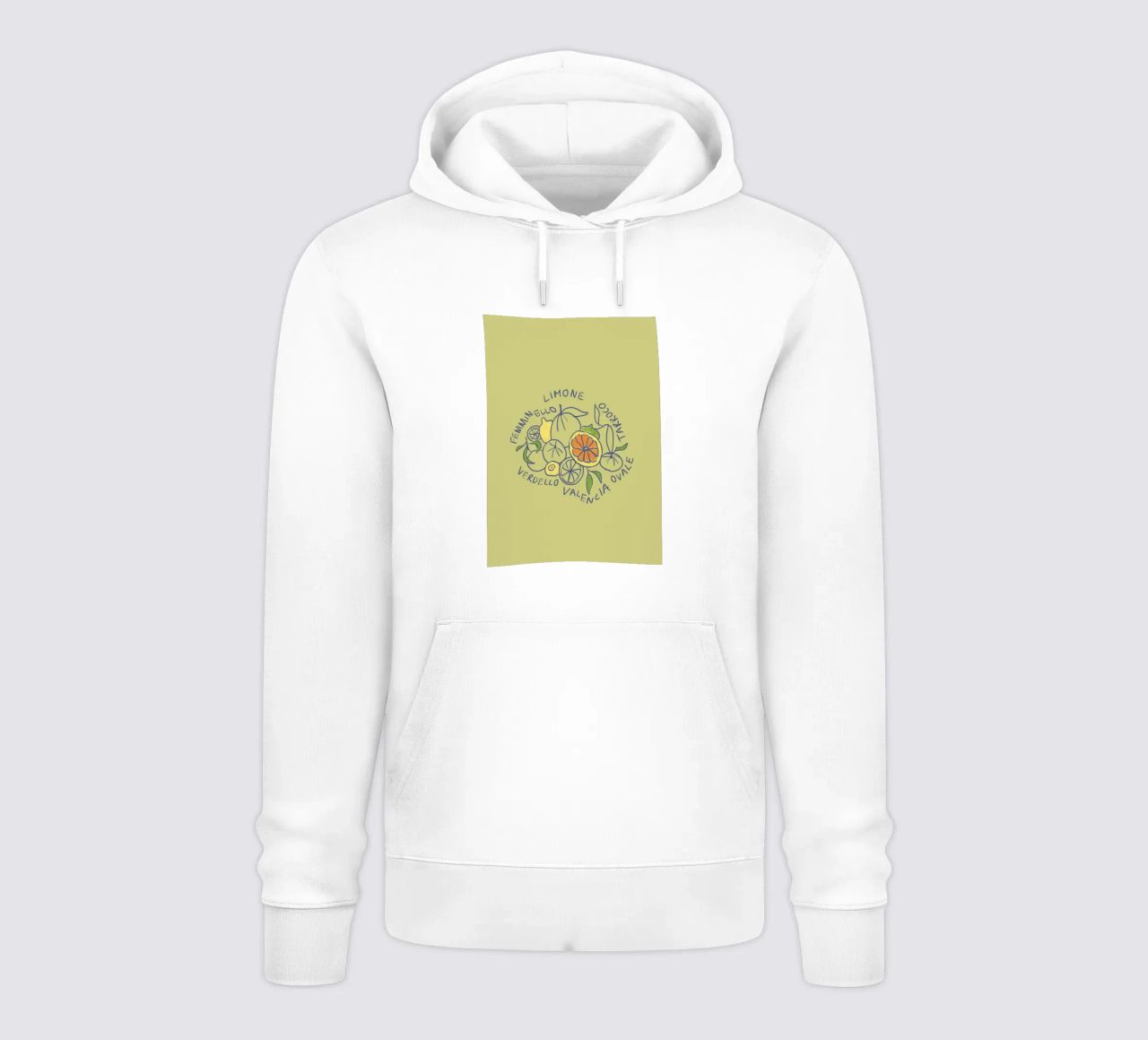 Limone - Zitrone & Orange felpa con cappuccio da Studio Dolci