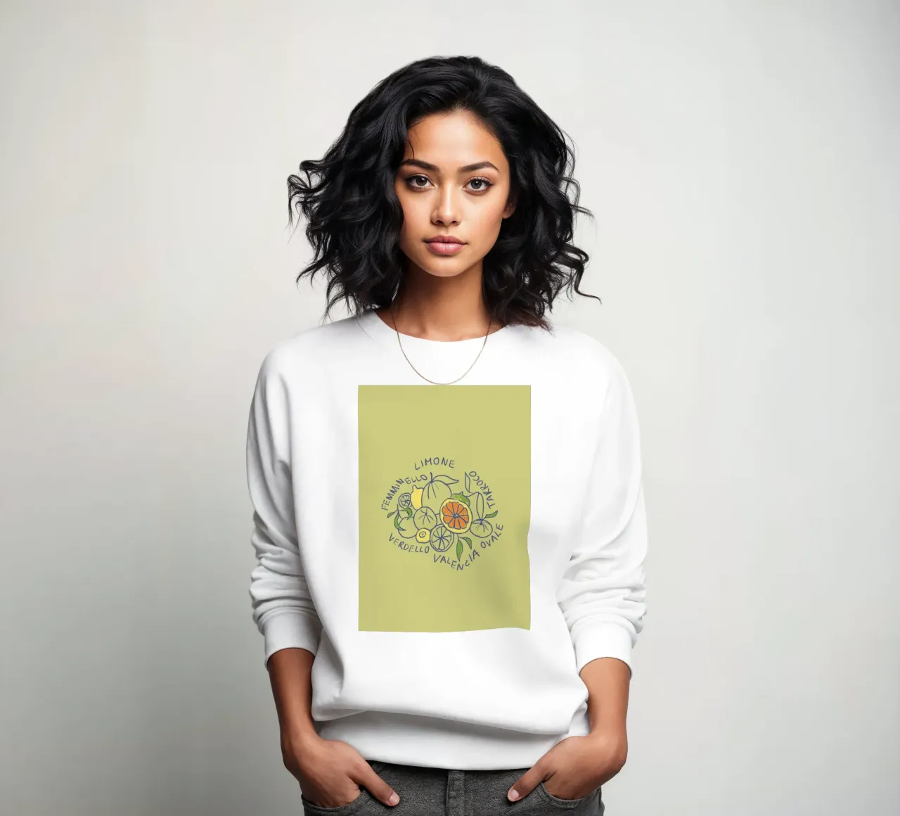 Limone - Zitrone & Orange Sweatshirt von Studio Dolci