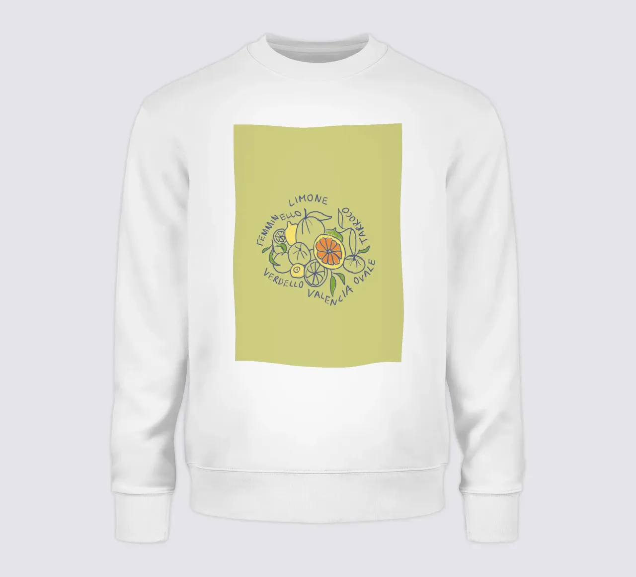 Limone - Zitrone & Orange Sweatshirt von Studio Dolci