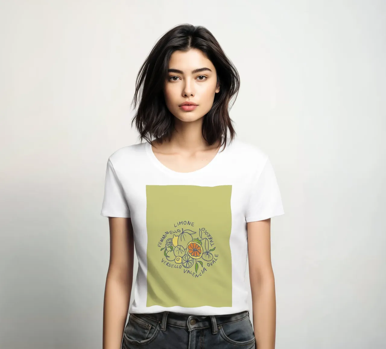 Limone - Zitrone & Orange t-shirt da donna da Studio Dolci