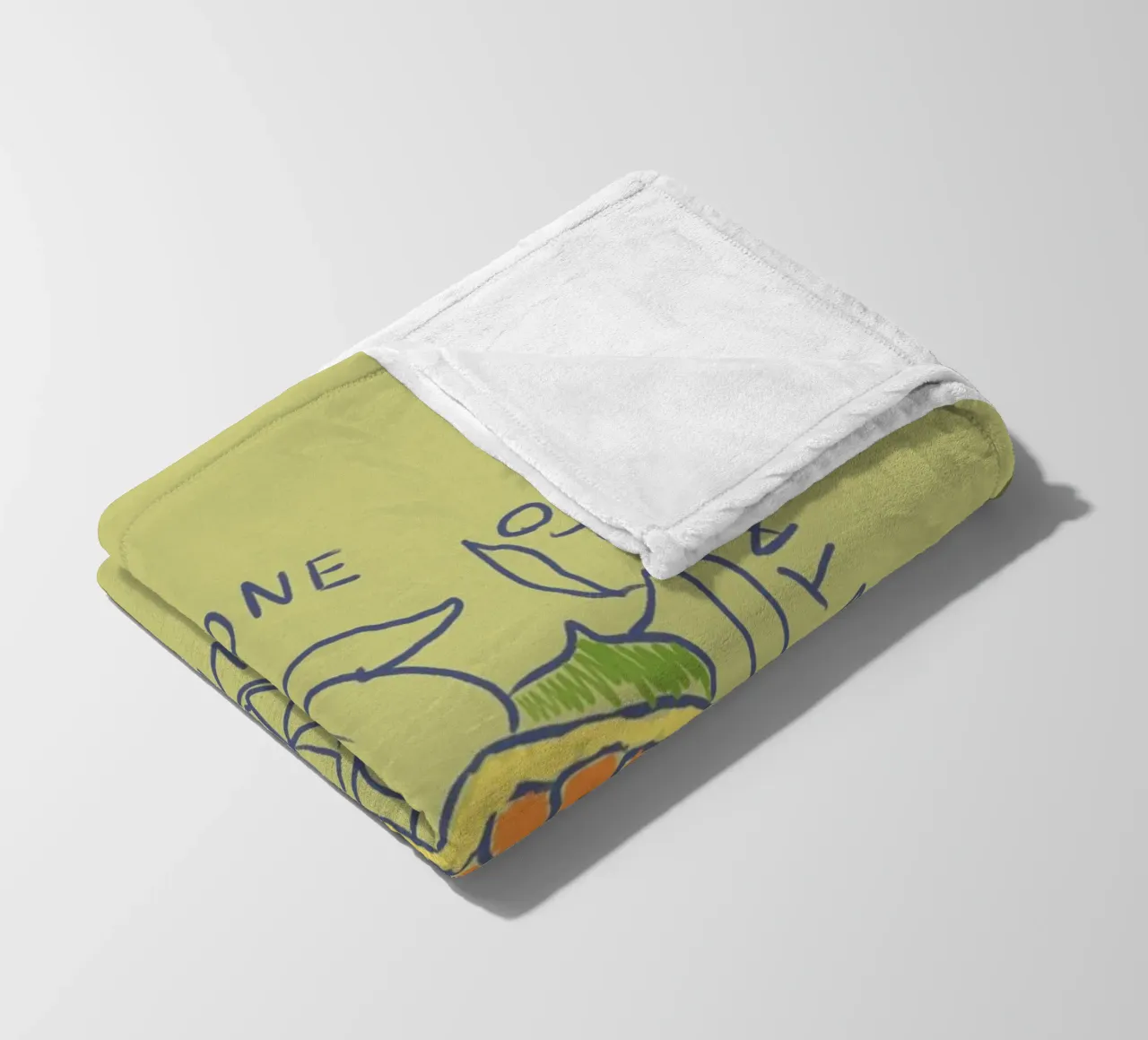 Limone - Zitrone & Orange coperta in pile da Studio Dolci