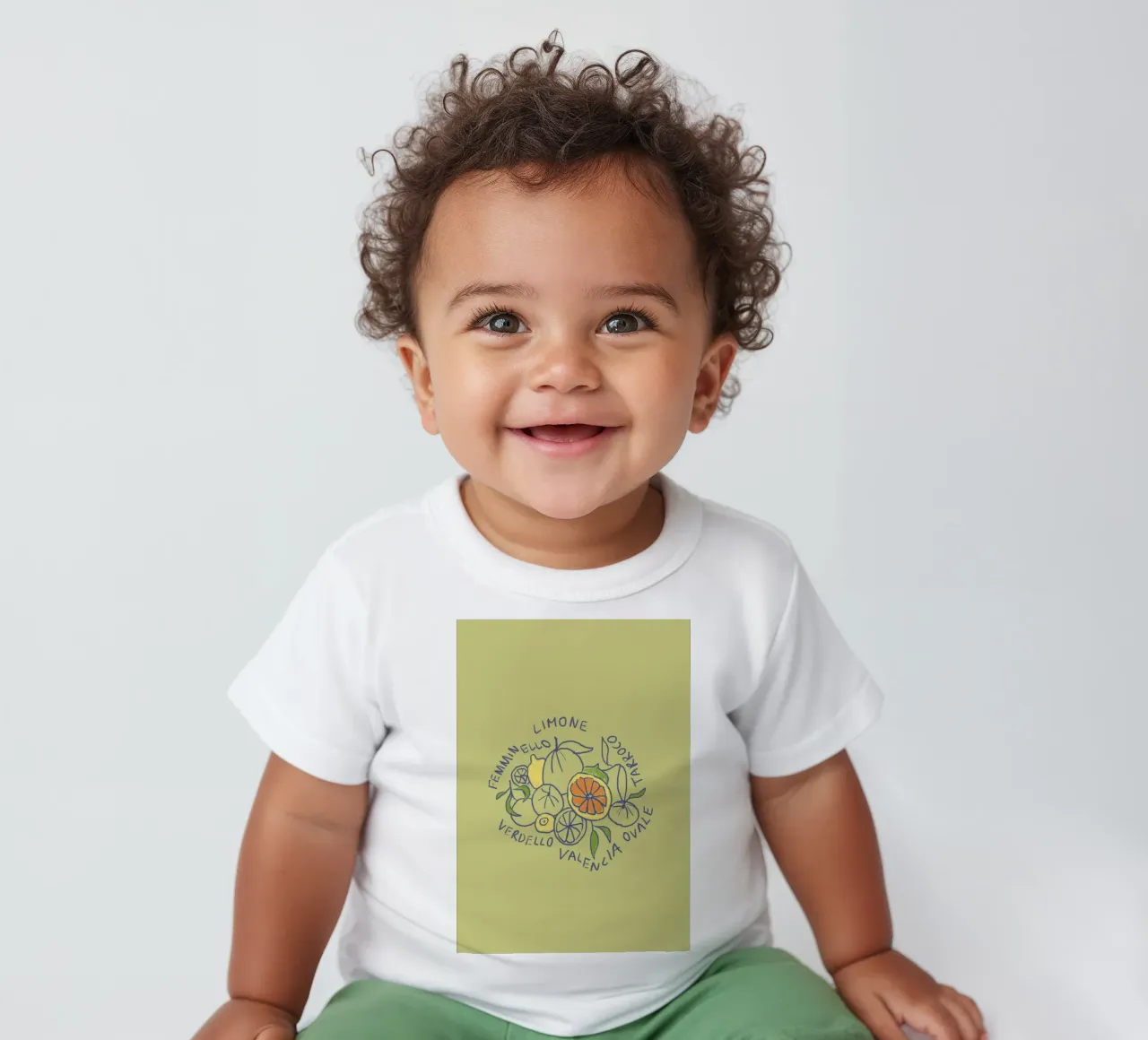 Limone - Zitrone & Orange camiseta de bebé de Studio Dolci