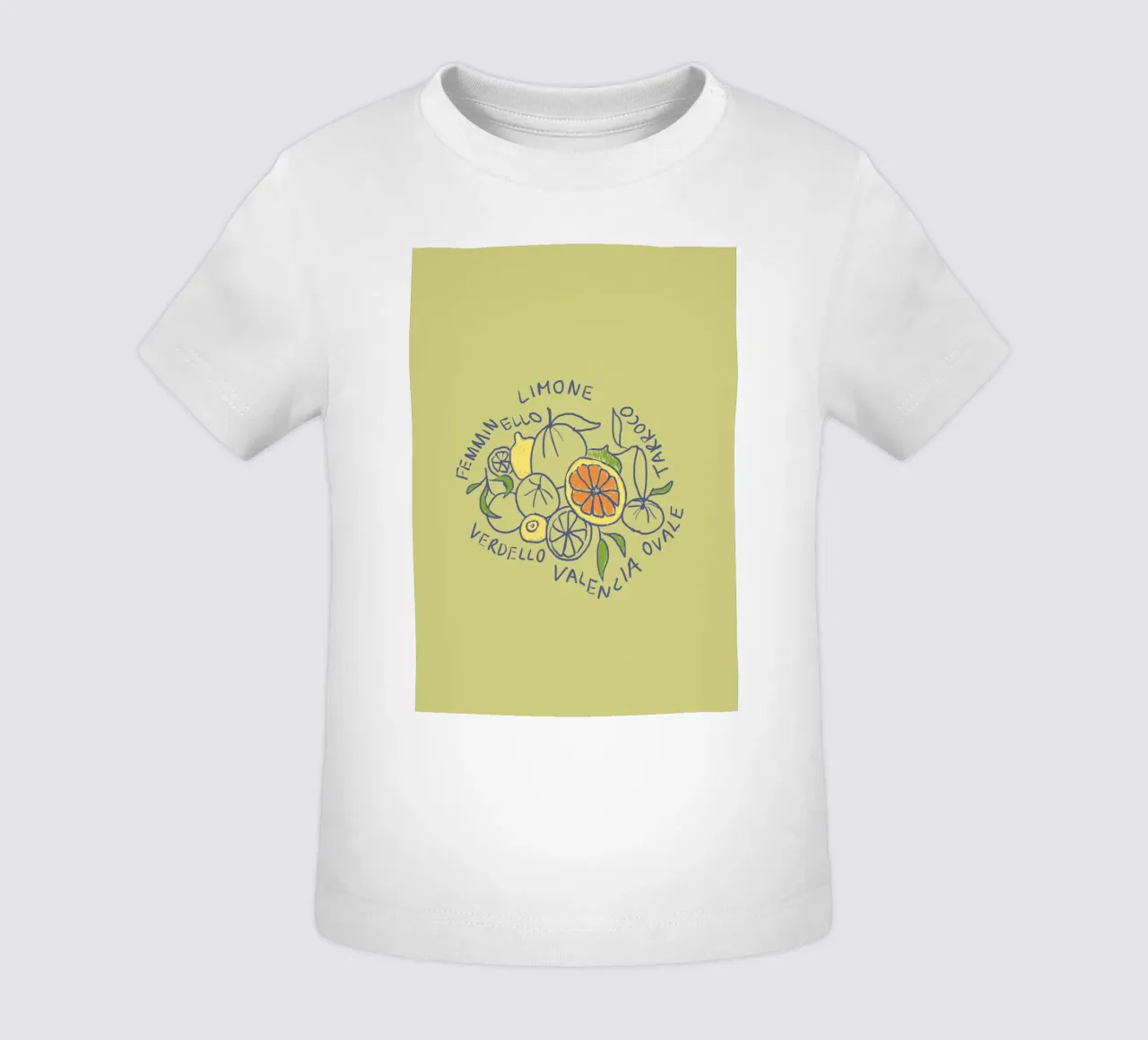 Limone - Zitrone & Orange maglietta neonato da Studio Dolci