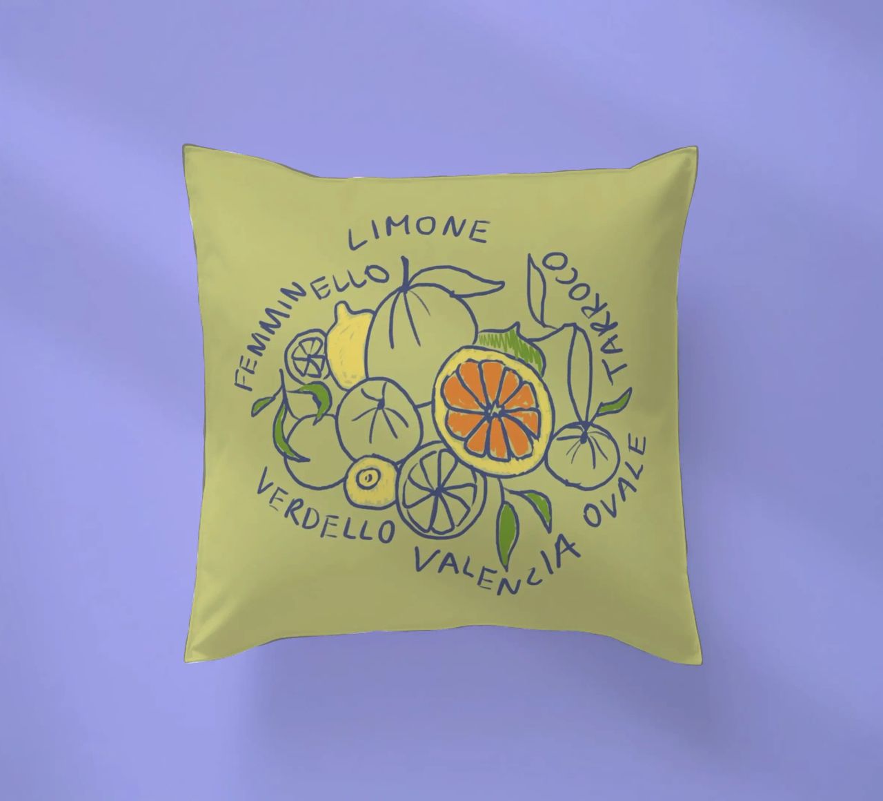 Limone - Zitrone & Orange cuscino da Studio Dolci
