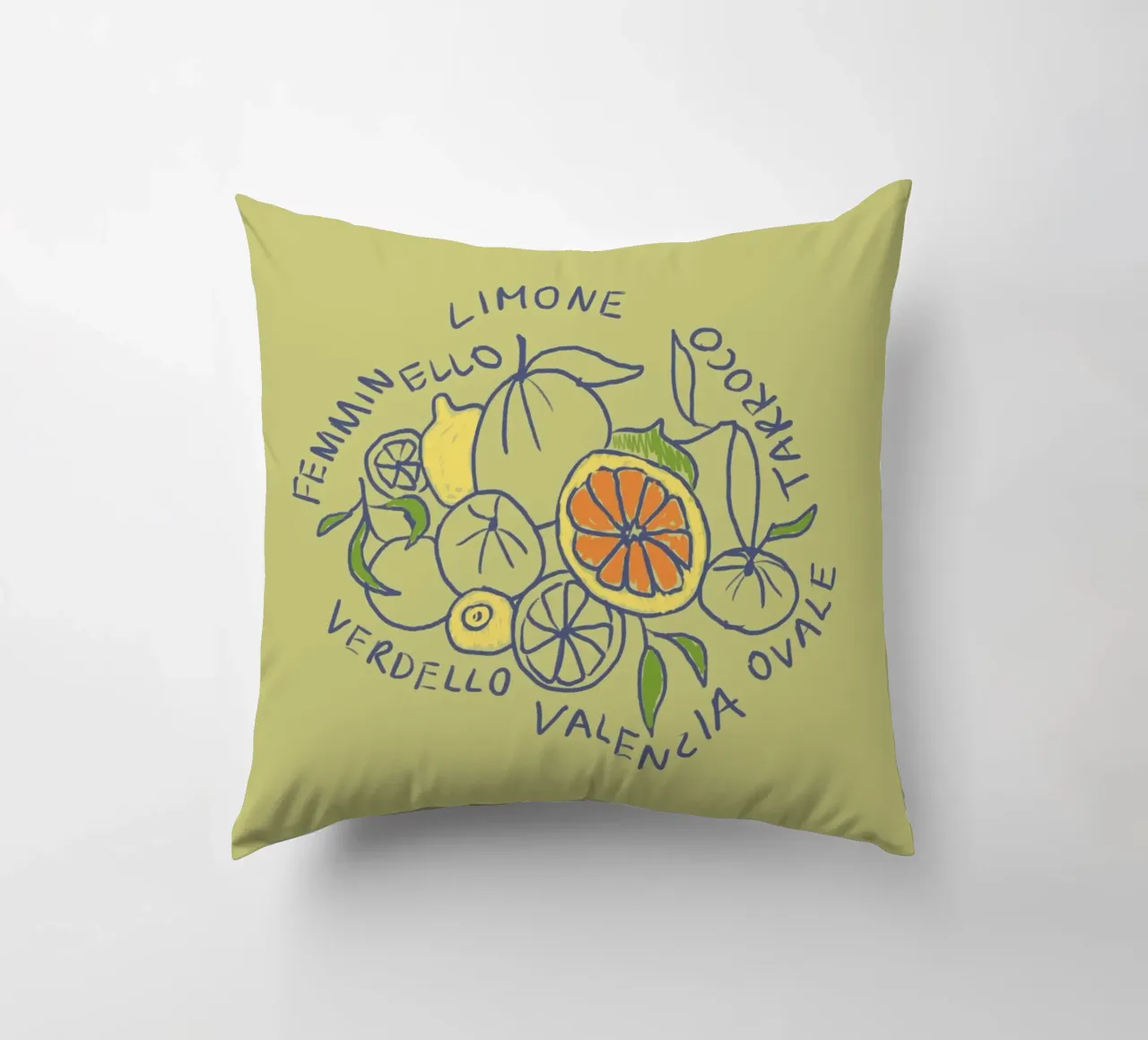 Limone - Zitrone & Orange cuscino da Studio Dolci