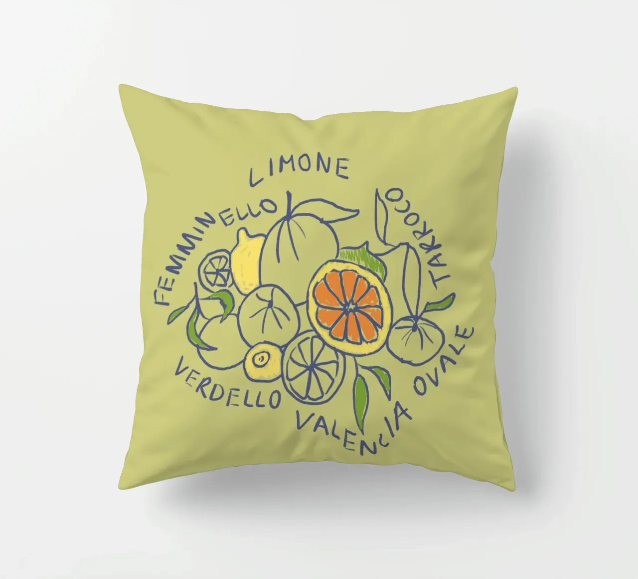 Limone - Zitrone & Orange cuscino da Studio Dolci