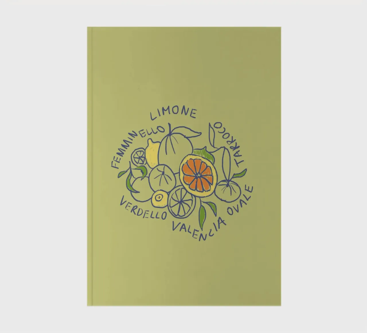Limone - Zitrone & Orange carnet de notes de Studio Dolci