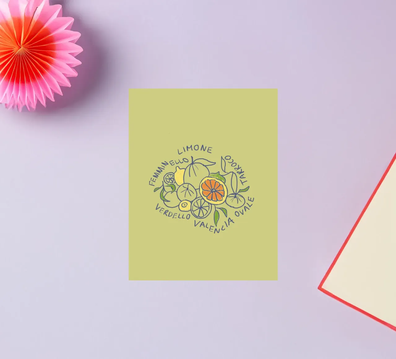 Limone - Zitrone & Orange adesivo da Studio Dolci