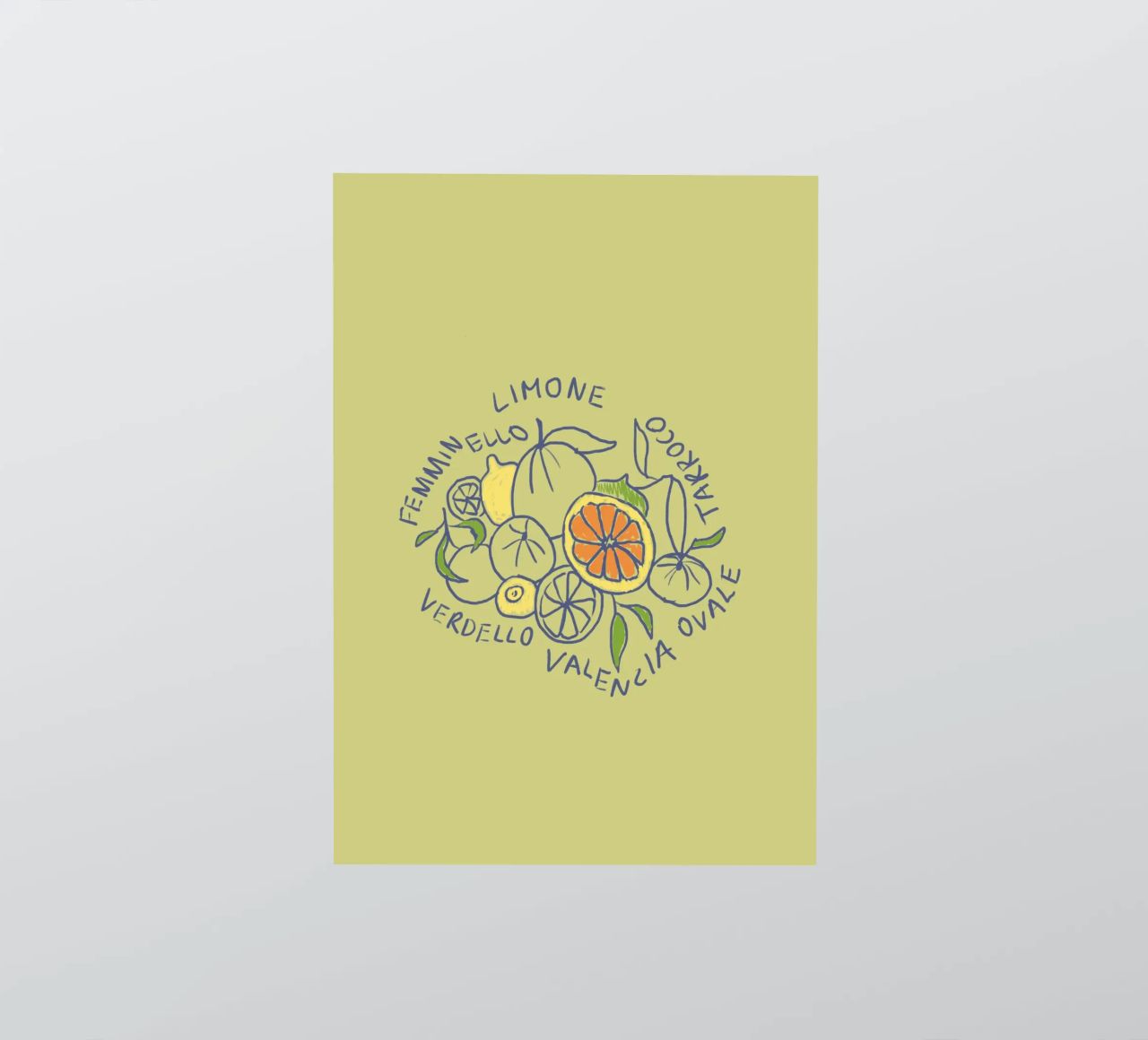 Limone - Zitrone & Orange adesivo da Studio Dolci