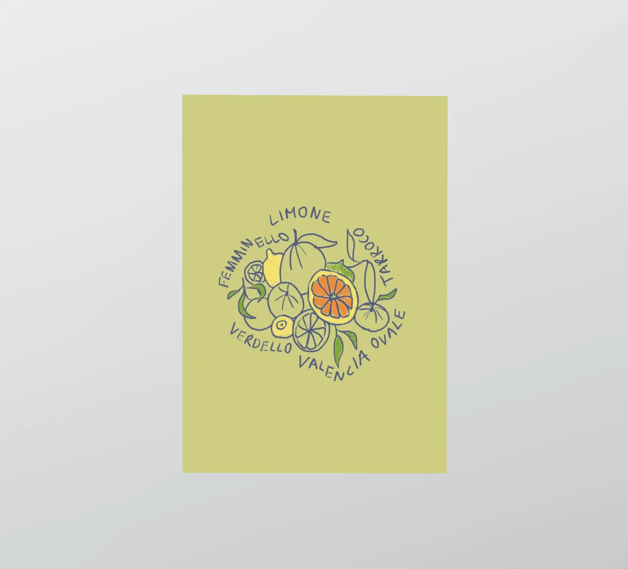 Limone - Zitrone & Orange adesivo da Studio Dolci