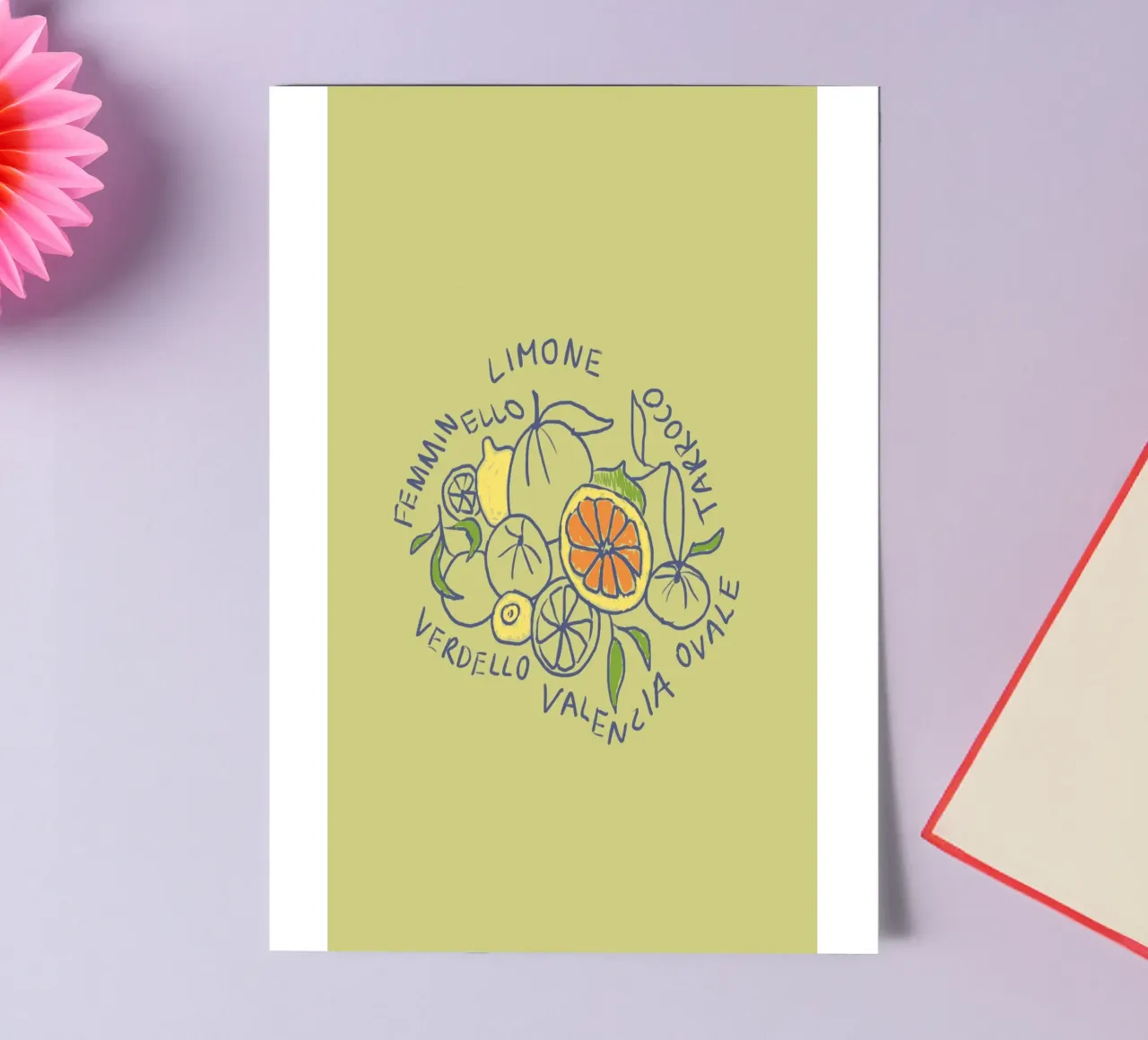 Limone - Zitrone & Orange foglio adesivo da Studio Dolci