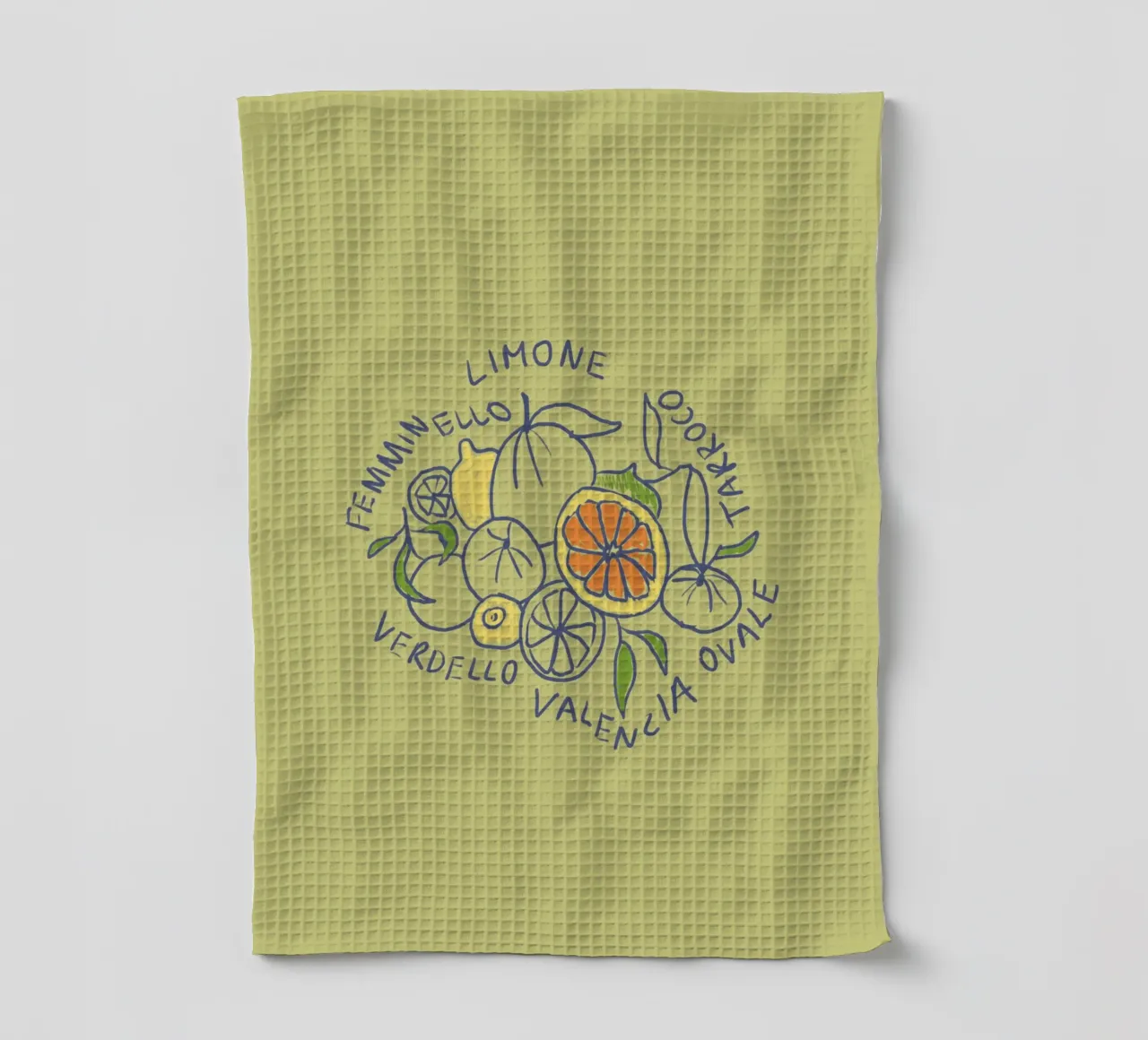 Limone - Zitrone & Orange canovaccio da cucina da Studio Dolci