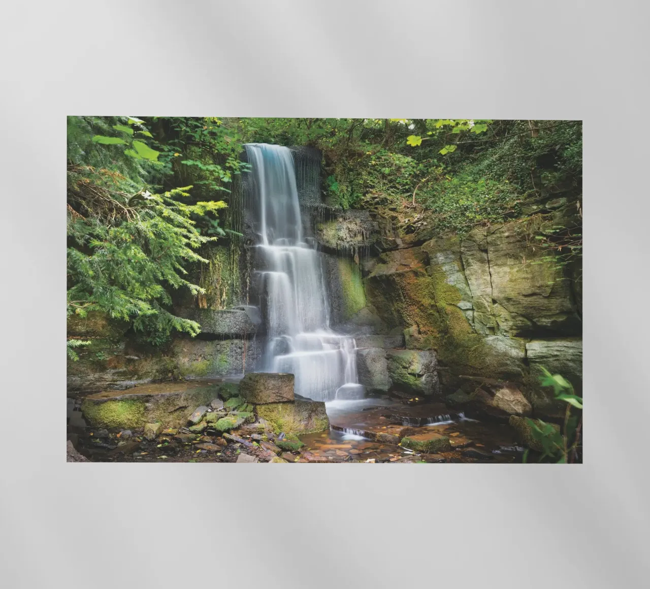 Cascate dello Yorkshire pellicola backlit da Dave Hare Photography